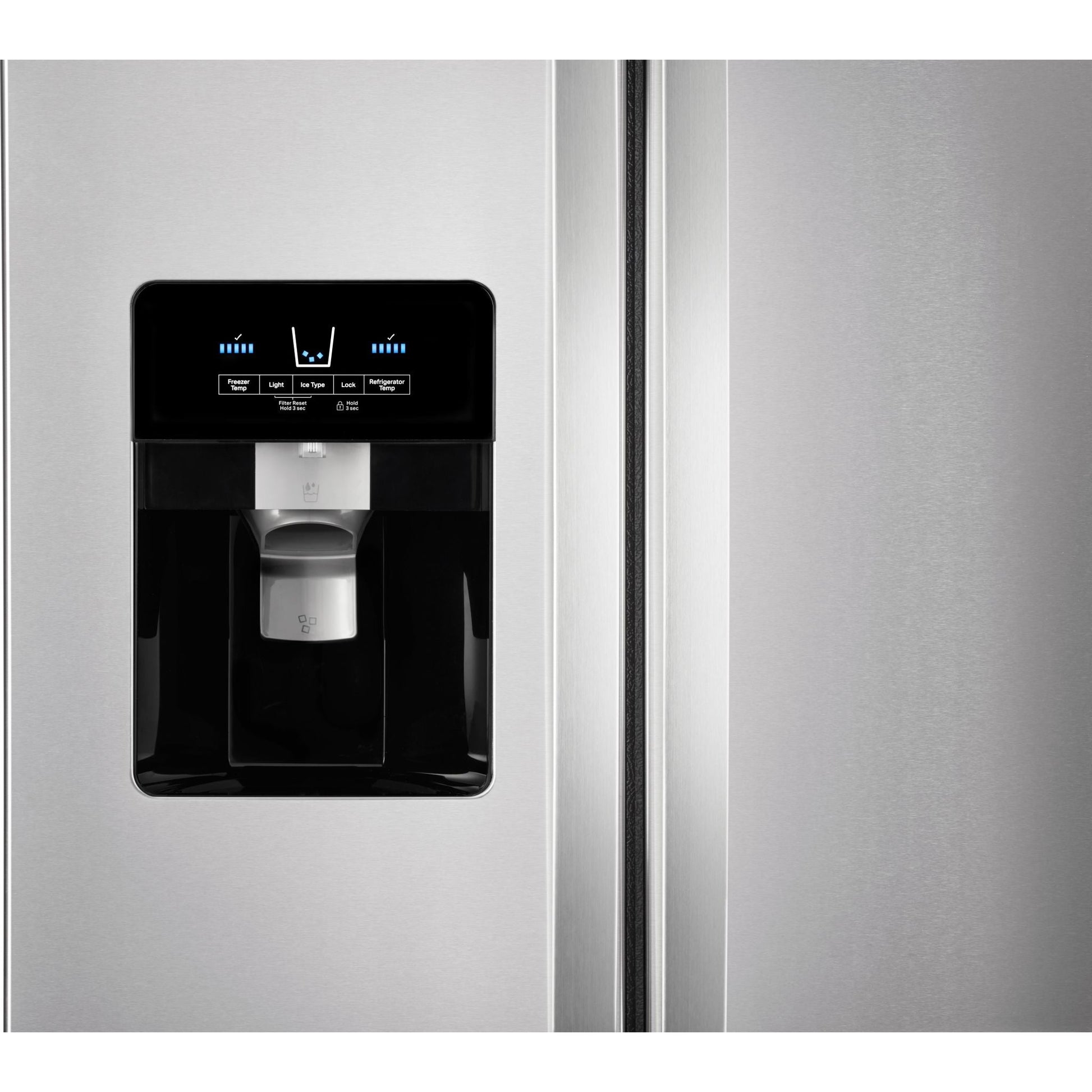 Whirlpool Side x Side Fridge (WRS321SDHZ) - Stainless Steel