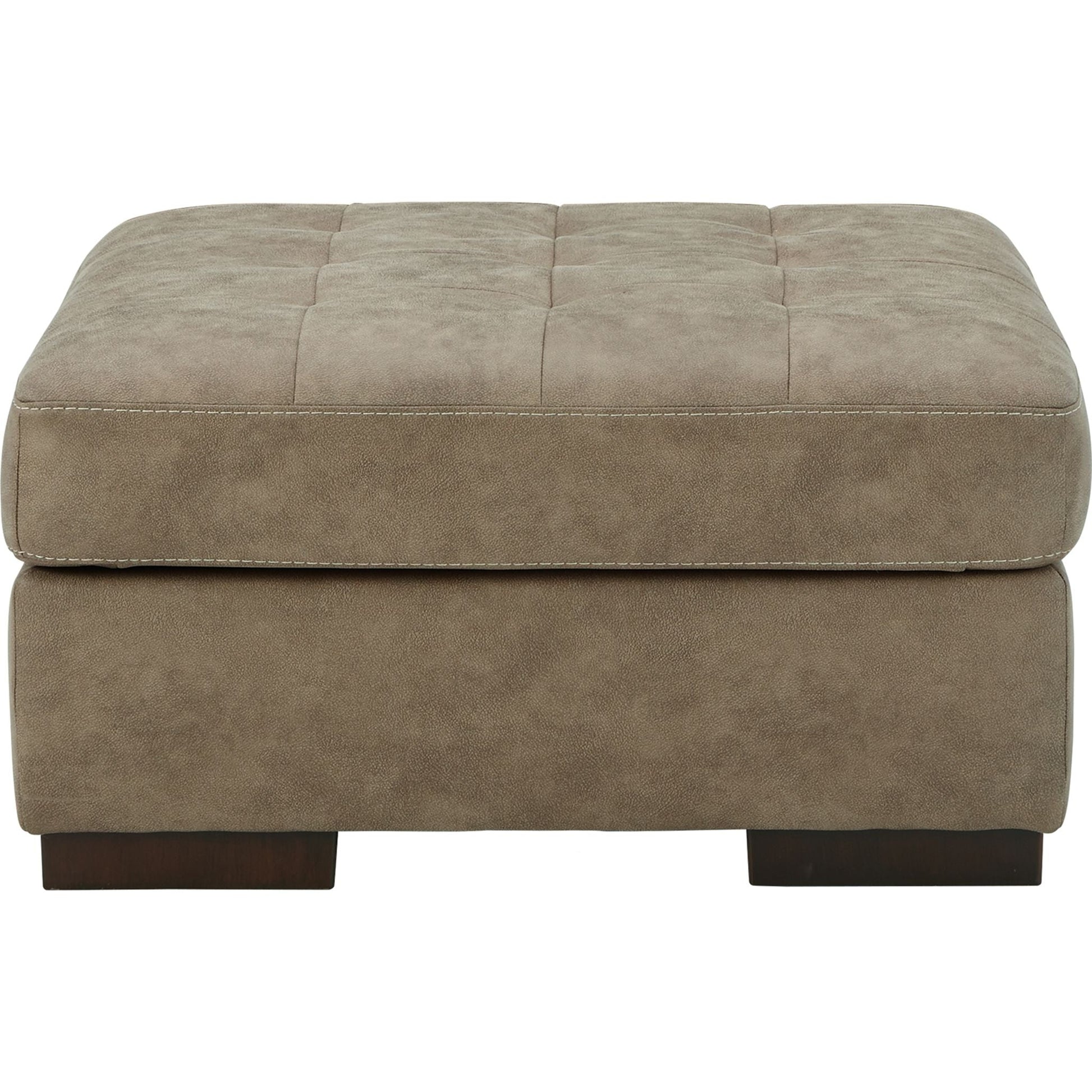 Maderla Oversized Accent Ottoman - Pebble