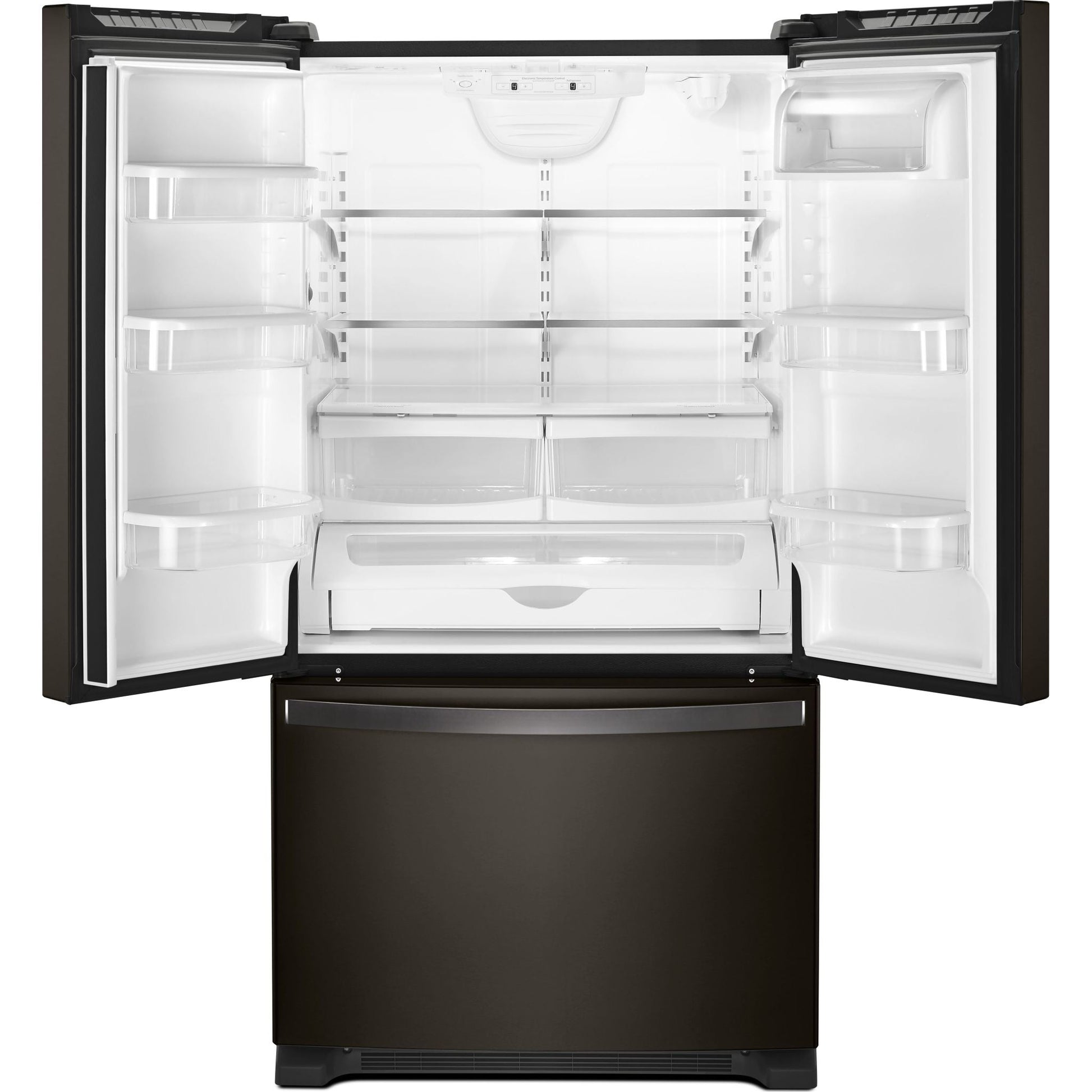 Whirlpool French Door Fridge (WRF535SWHV) - Black Stainless