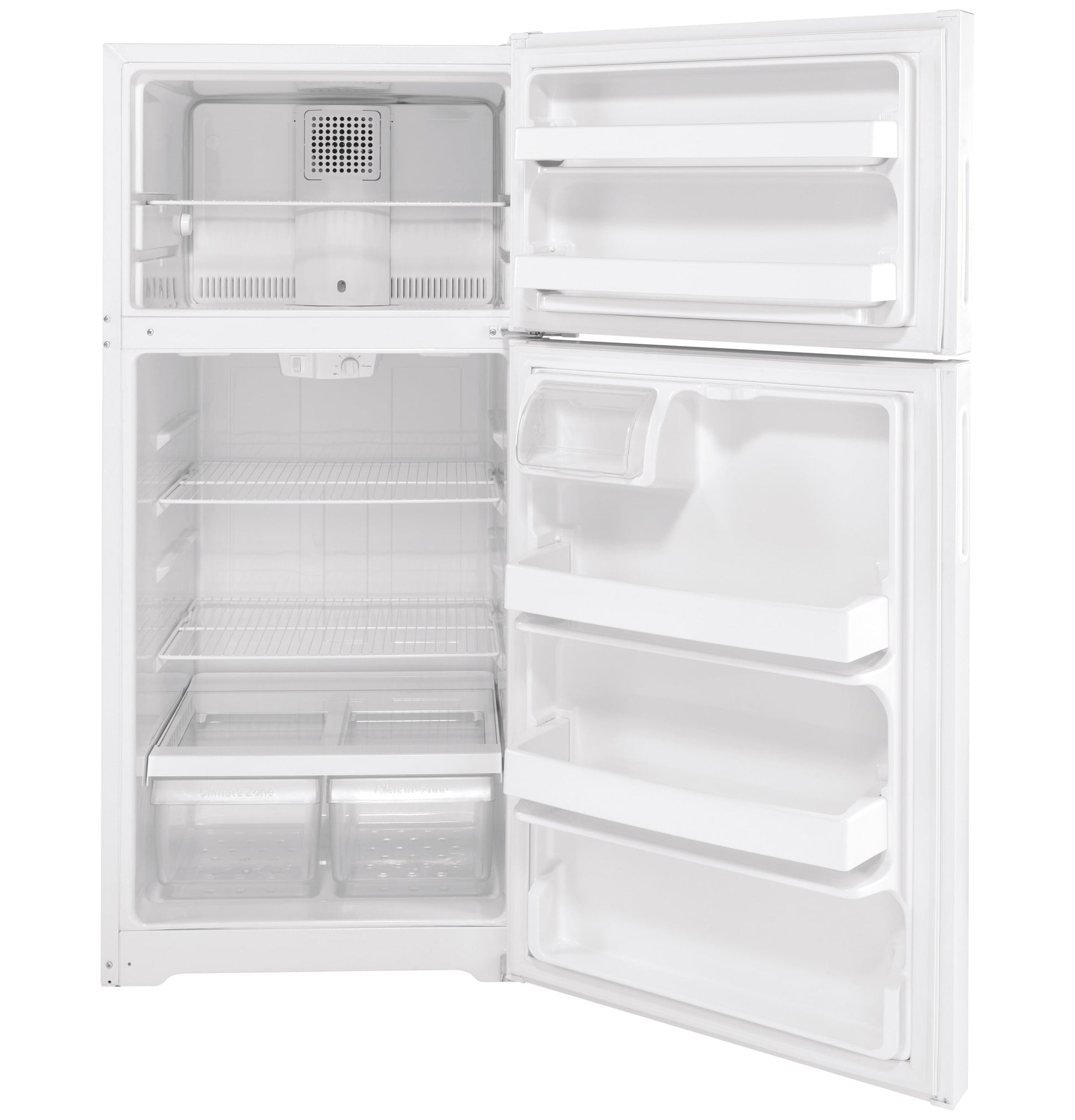 Hotpoint Energy Star® 15.6 Cu. Ft. Top Mount Refrigerator White - HPE16BTNLWW