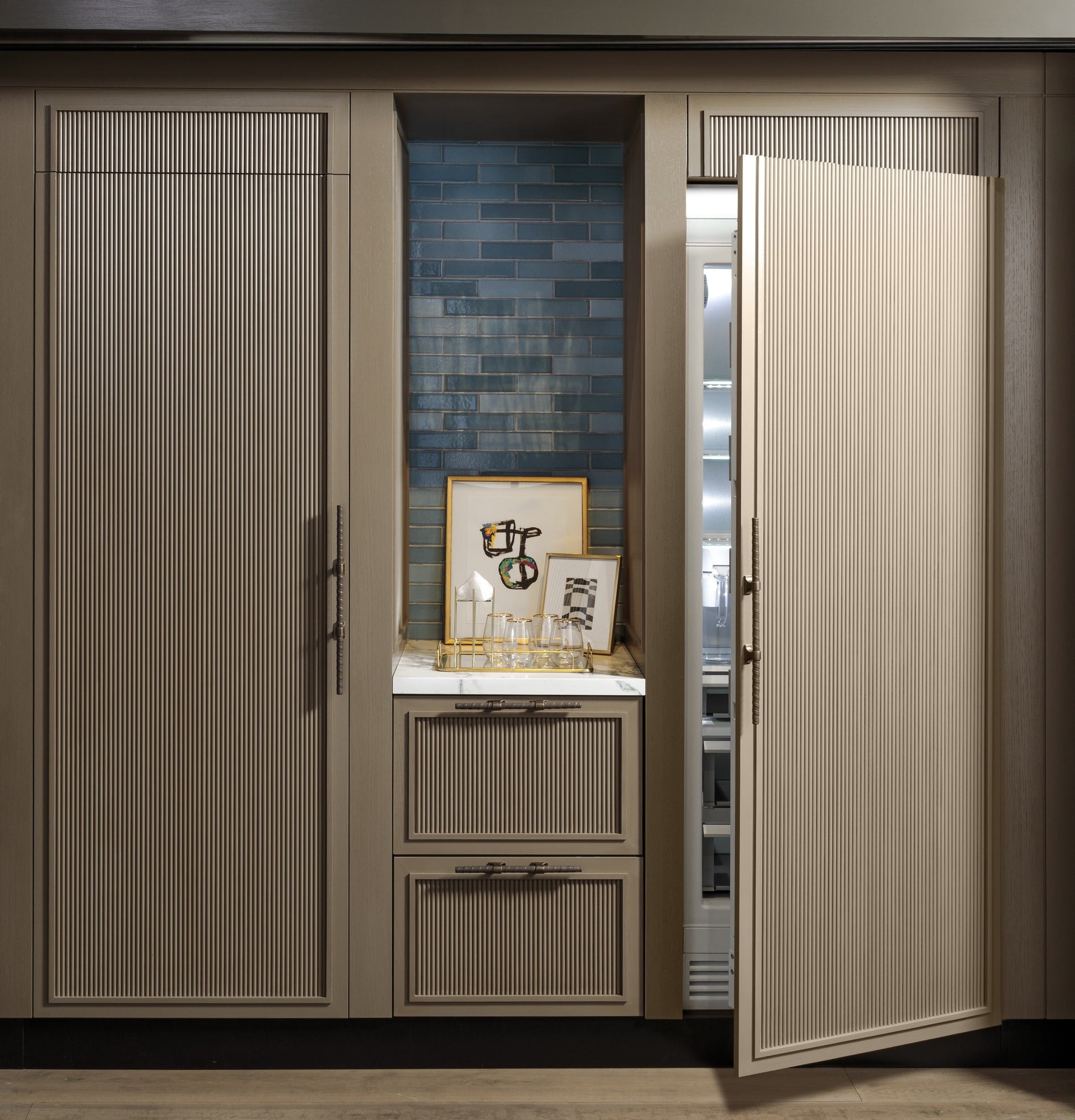 Monogram 24" Fully Integrated Column Refrigerator - ZIR241NPNII