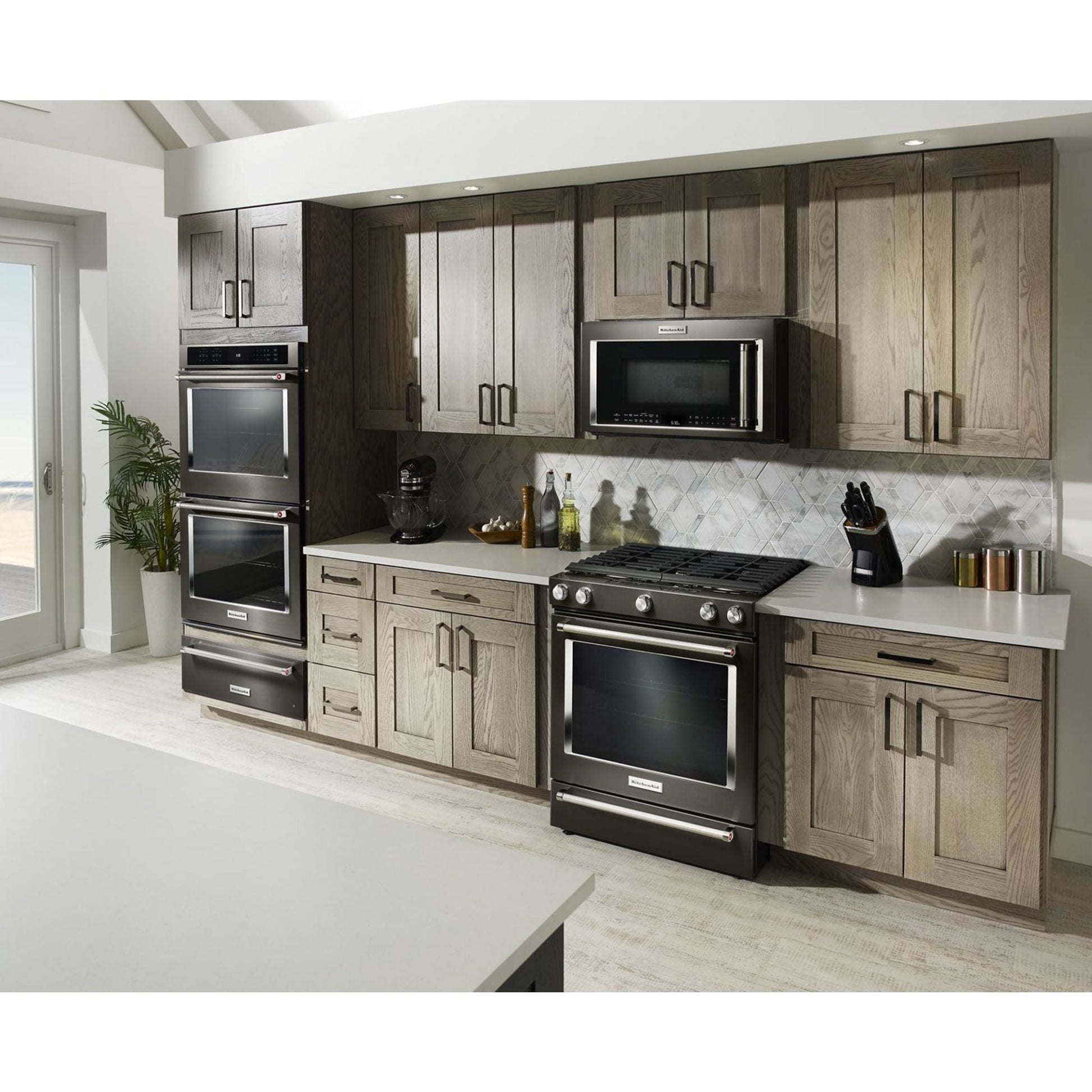 KitchenAid Gas Range (KSGG700EBS) - Black Stainless Steel