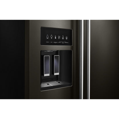 KitchenAid Counter Depth Fridge (KRSC700HBS) - Black Stainless