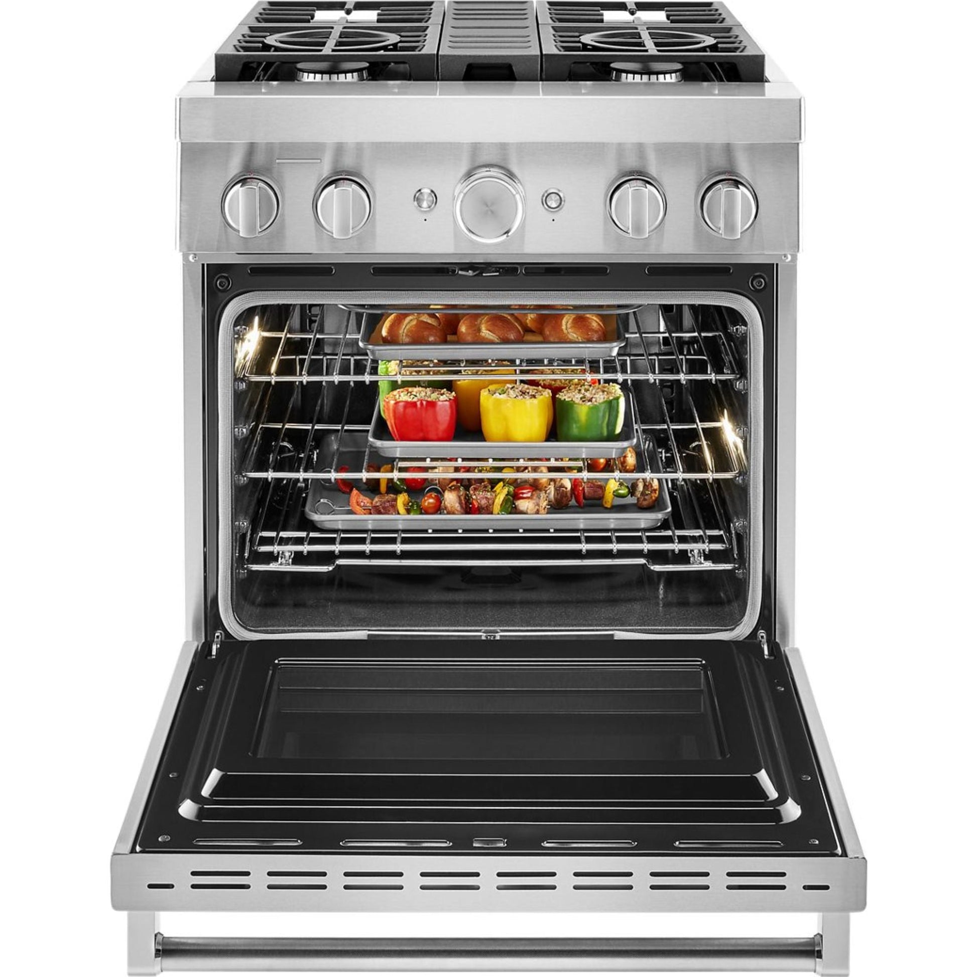 KitchenAid Gas Range (KFGC500JBK) - Imperial Black
