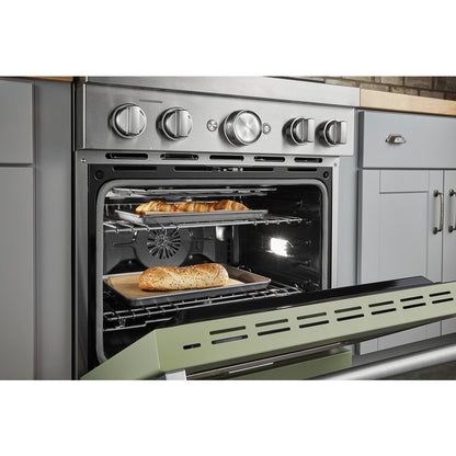 KitchenAid Dual Fuel Range (KFDC500JAV) - Avocado Cream