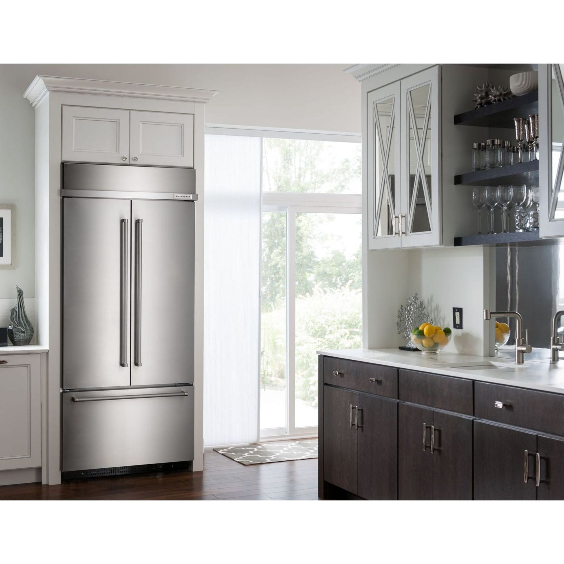 KitchenAid French Door Fridge (KBFN502ESS) - Stainless Steel