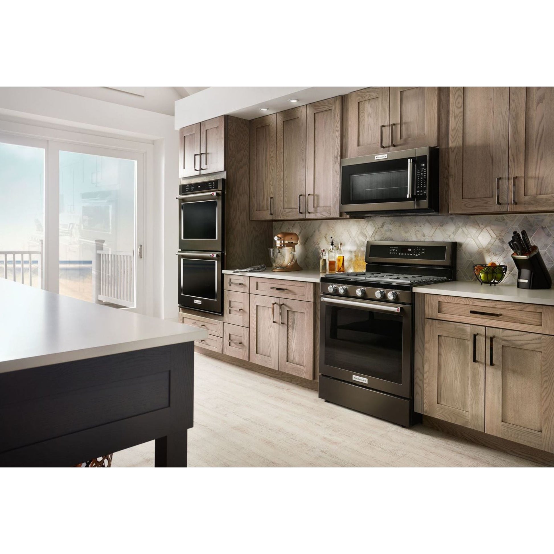 KitchenAid Gas Range (KFGG500EBS) - Black Stainless Steel