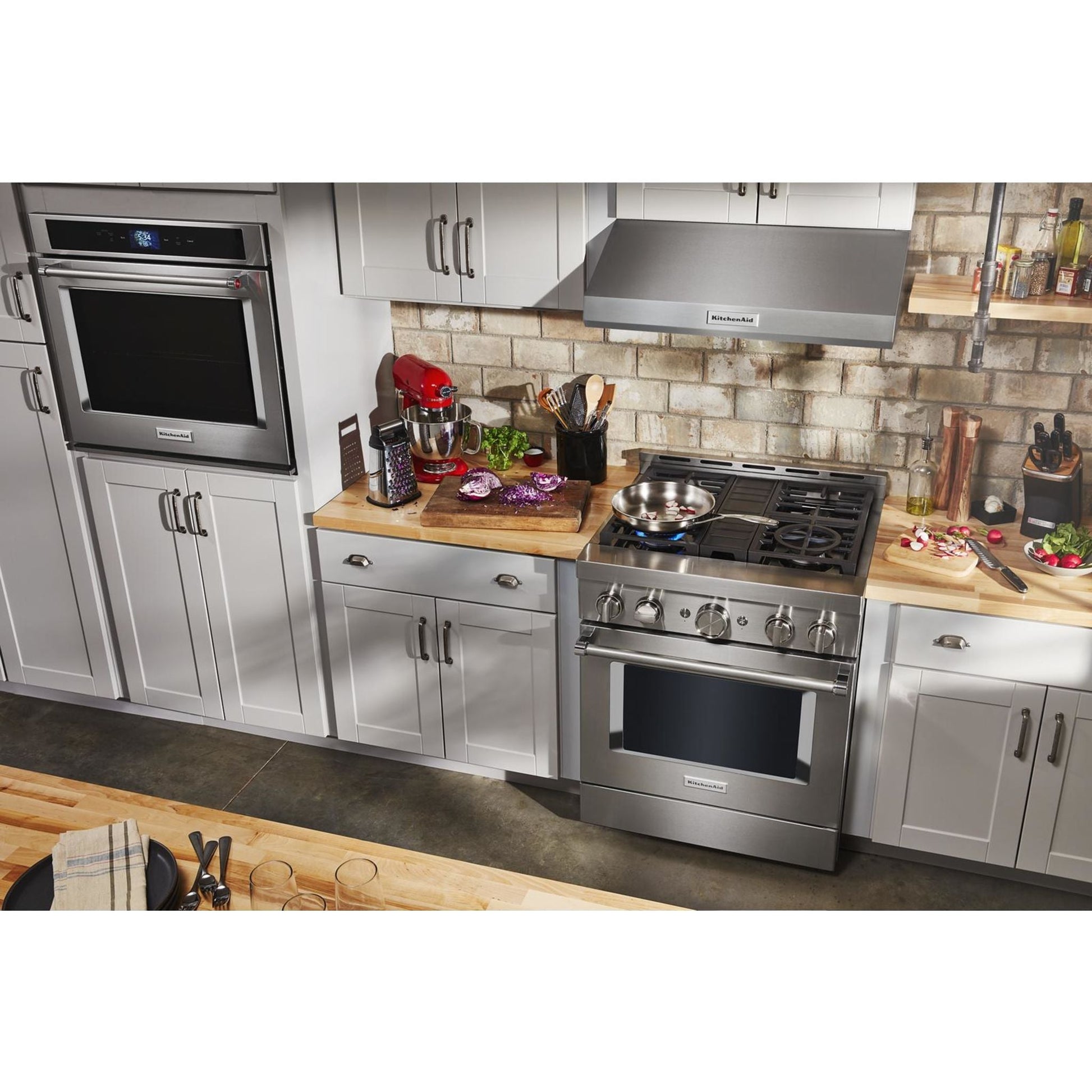 KitchenAid Gas Range (KFGC500JSS) - Stainless Steel