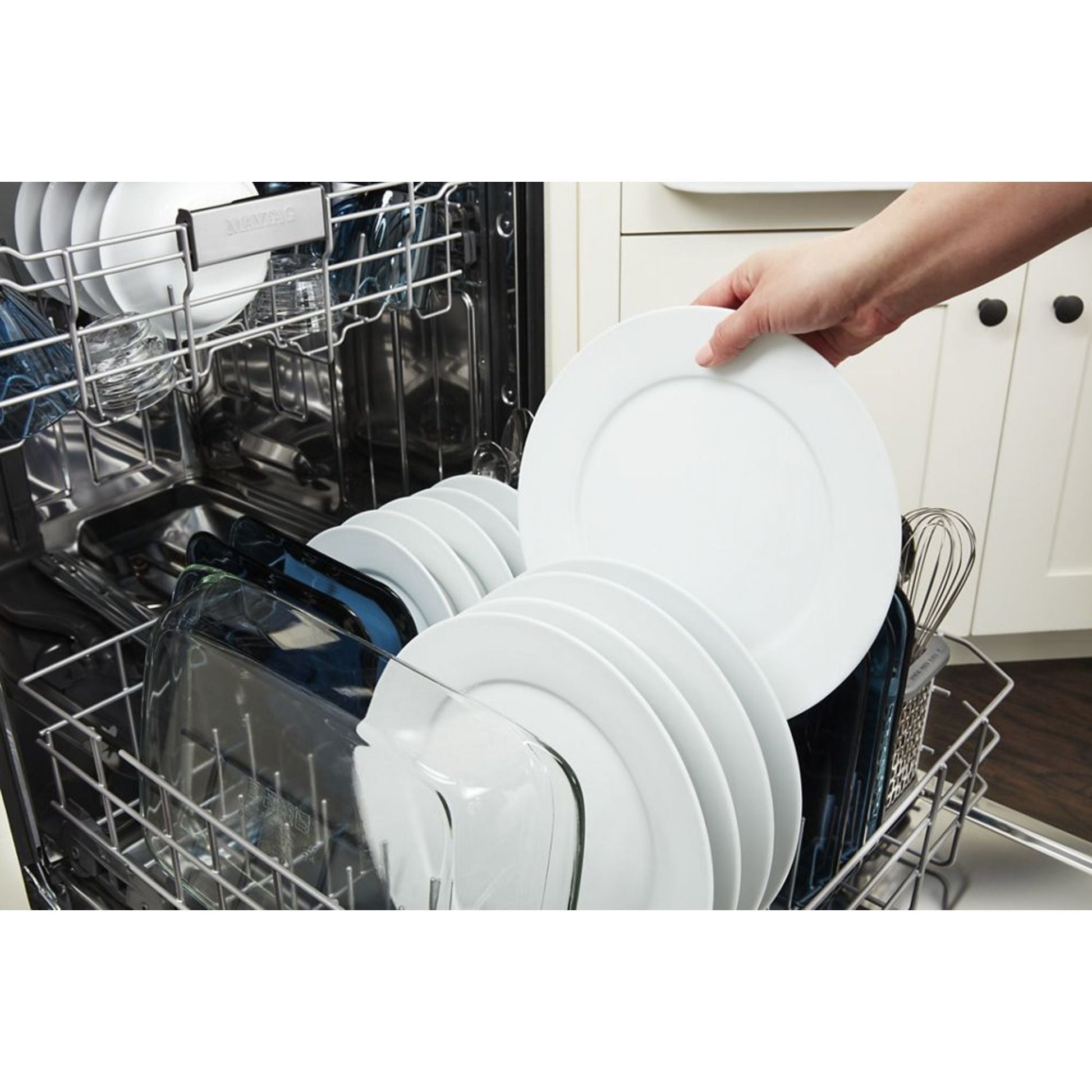 Maytag Dishwasher Stainless Steel Tub (MDB8959SKW) - White