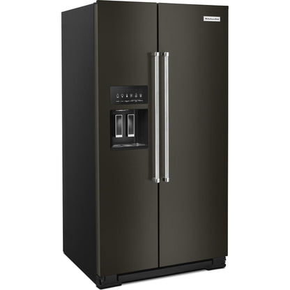 KitchenAid Side x Side Fridge (KRSF705HBS) - Black Stainless