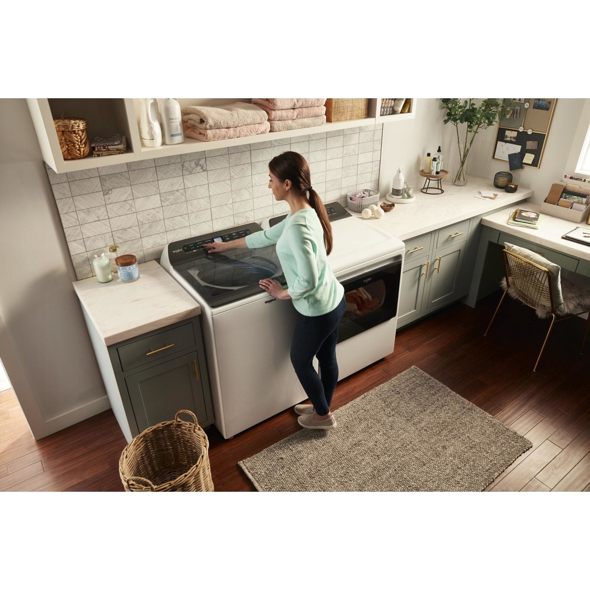 Whirlpool Top Load Washer (WTW6120HW) - White