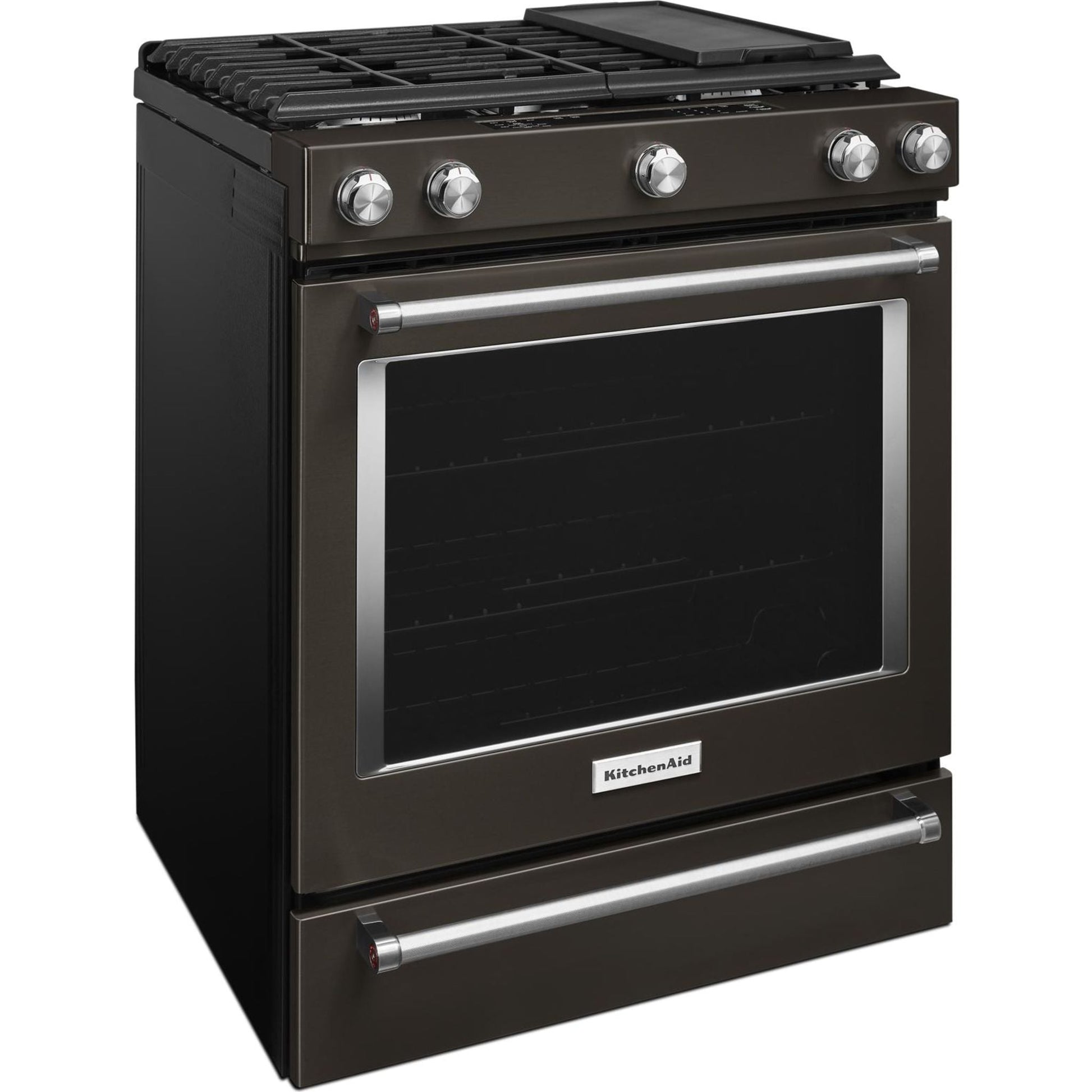 KitchenAid Gas Range (KSGG700EBS) - Black Stainless Steel