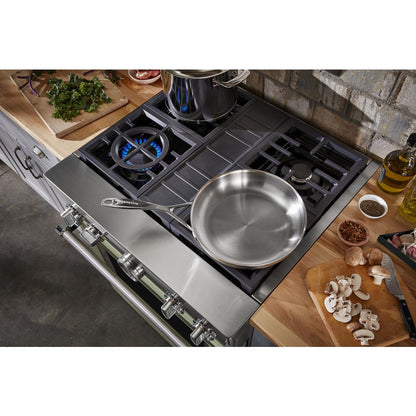 KitchenAid Dual Fuel Range (KFDC500JAV) - Avocado Cream
