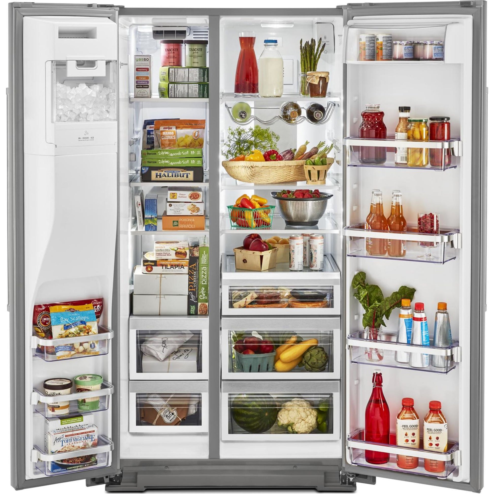 KitchenAid Side x Side Fridge (KRSF705HPS) - Stainless Steel