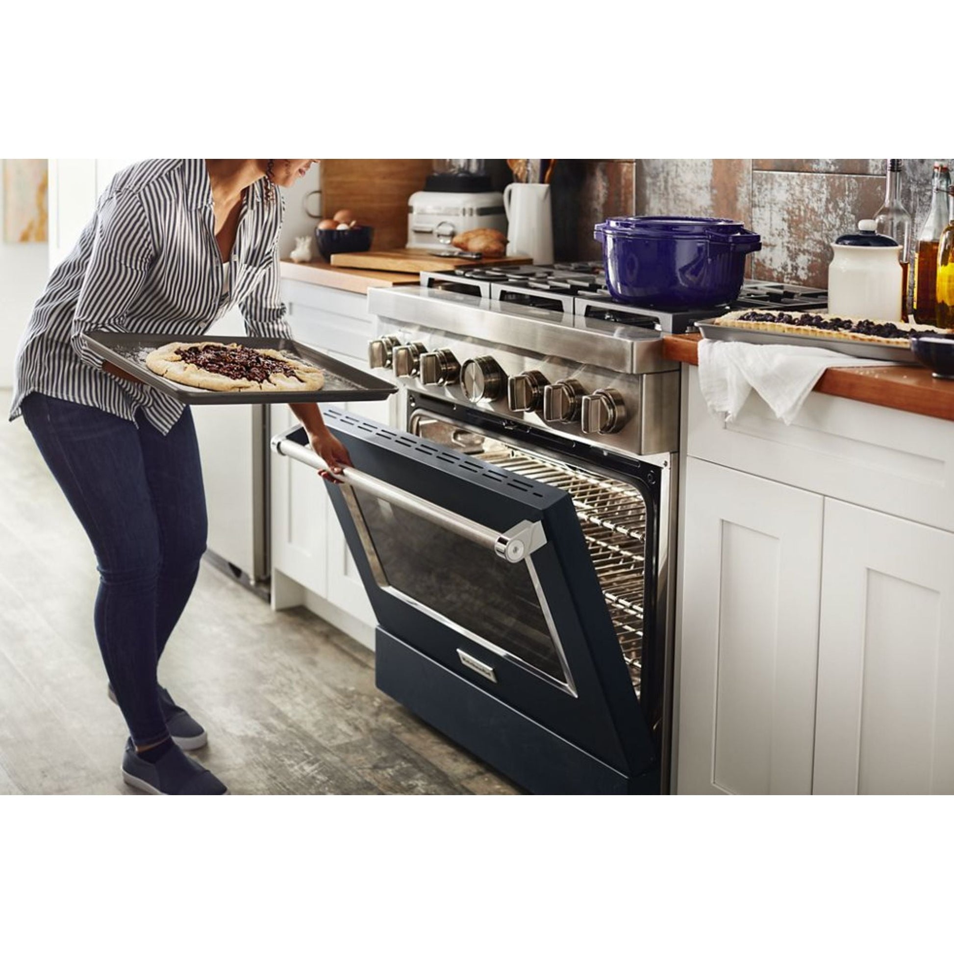 KitchenAid Dual Fuel Range (KFDC506JAV) - Avocado Cream