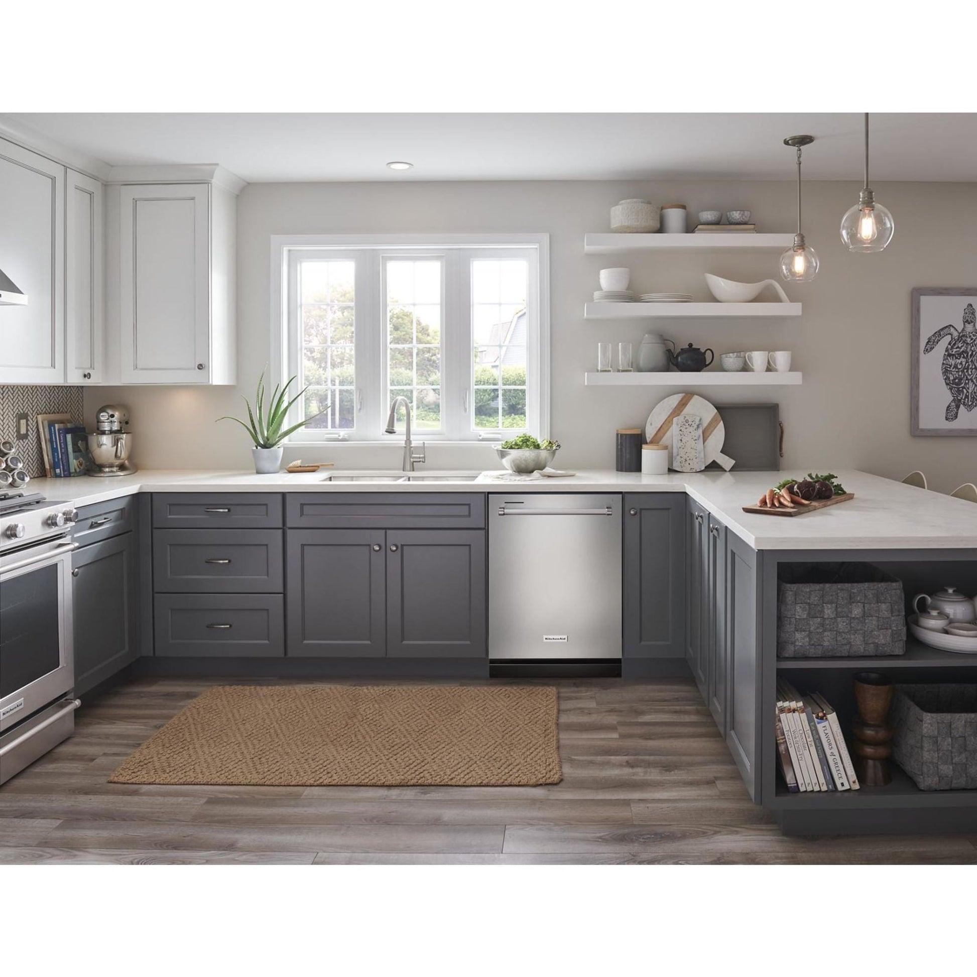 KitchenAid Dishwasher Stainless Steel Tub (KDTM404KPS) - Stainless Steel