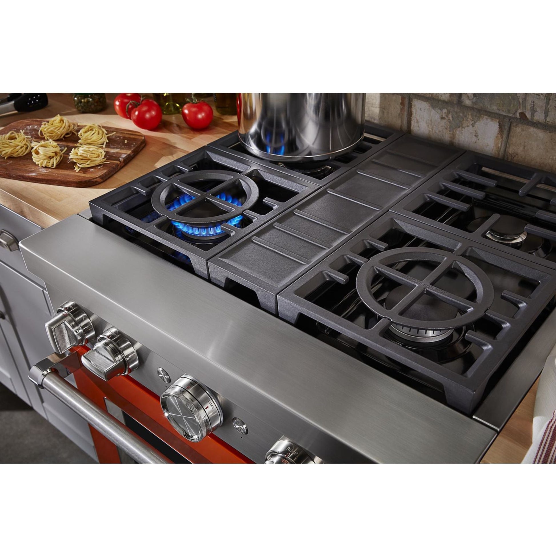 KitchenAid Dual Fuel Range (KFDC500JSC) - Scorched Orange