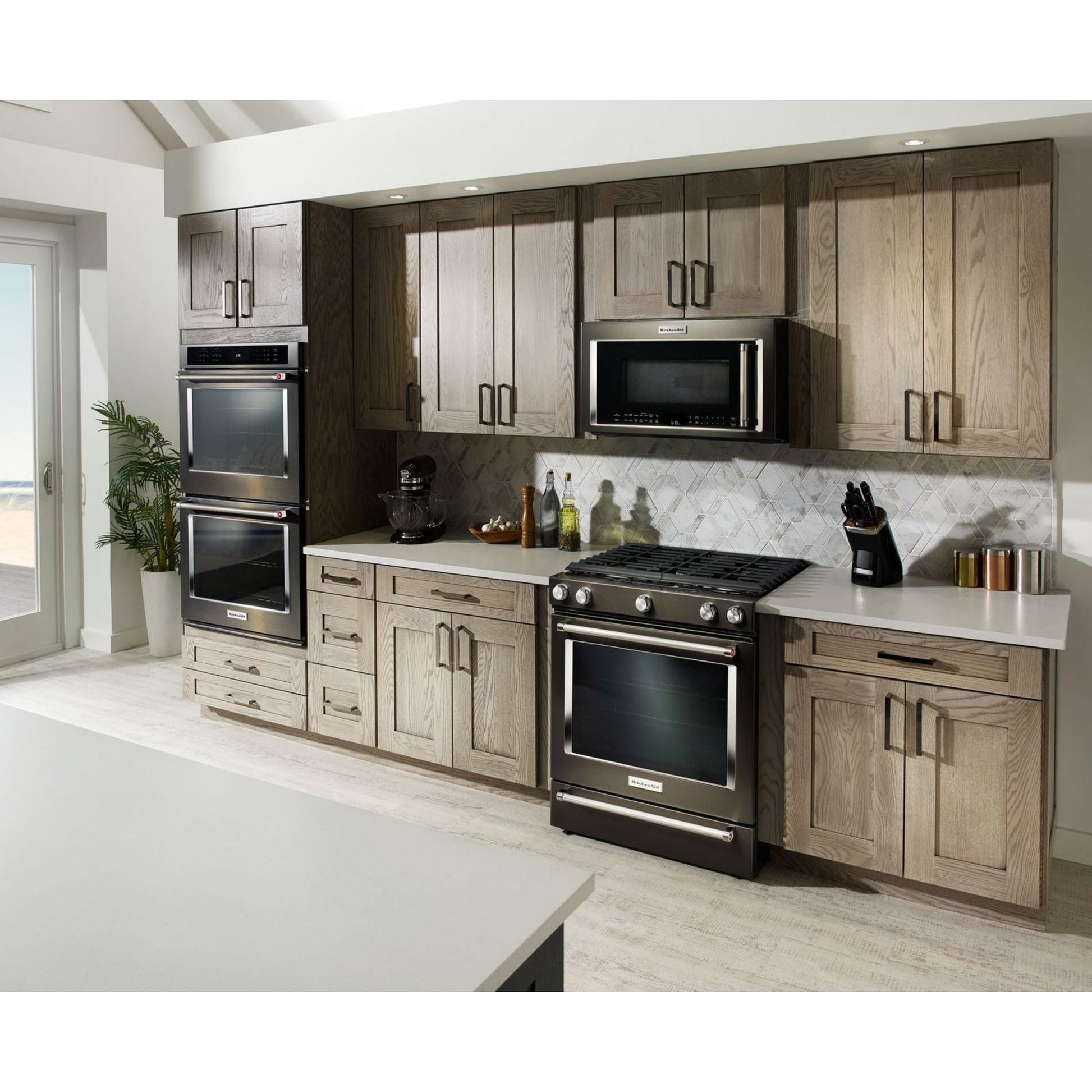 KitchenAid Gas Range (KSGG700EBS) - Black Stainless Steel