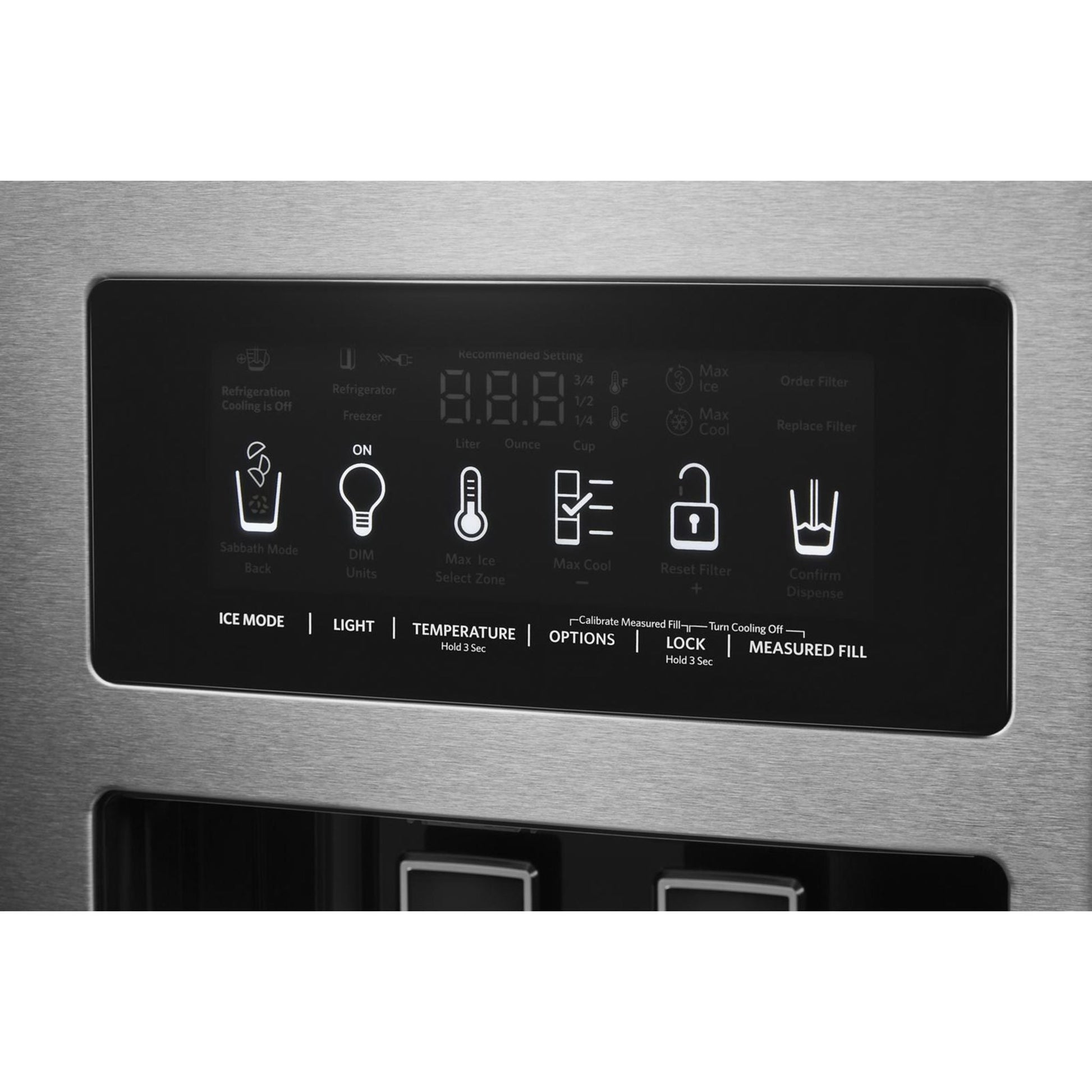 KitchenAid Side x Side Fridge (KRSF705HPS) - Stainless Steel