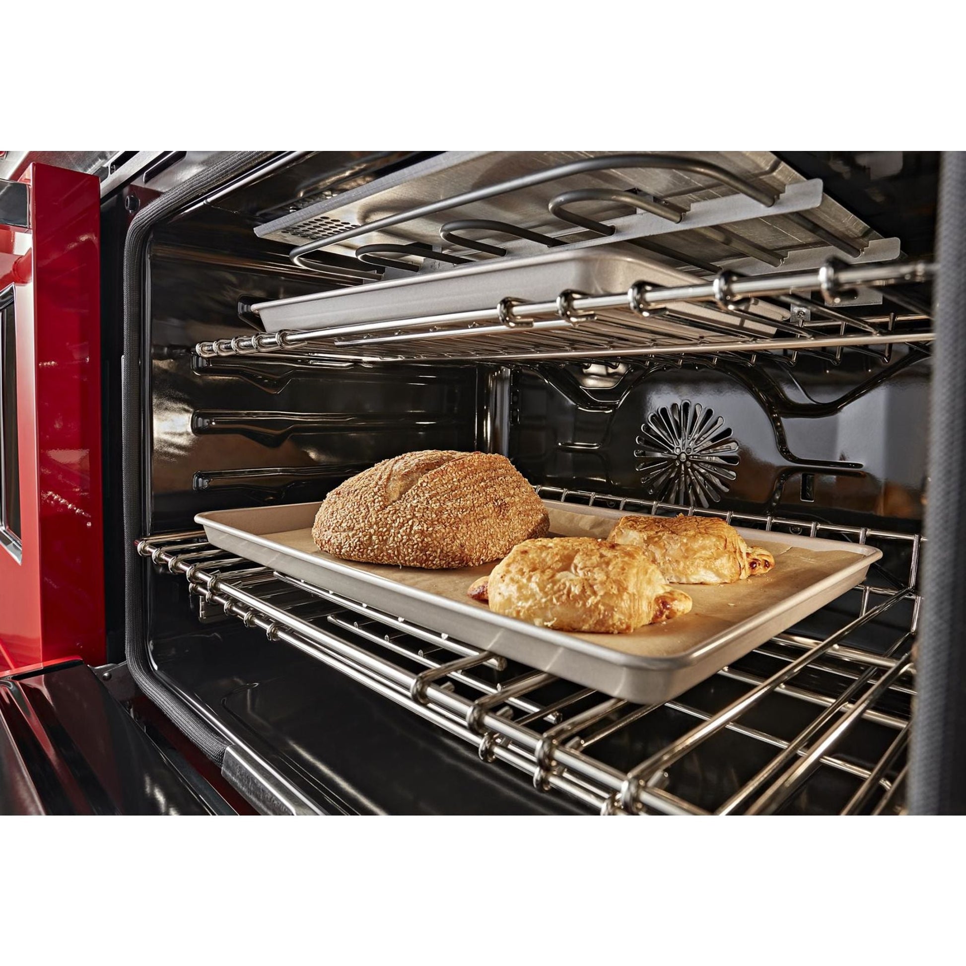 KitchenAid Dual Fuel Range (KFDC558JPA) - Passion Red