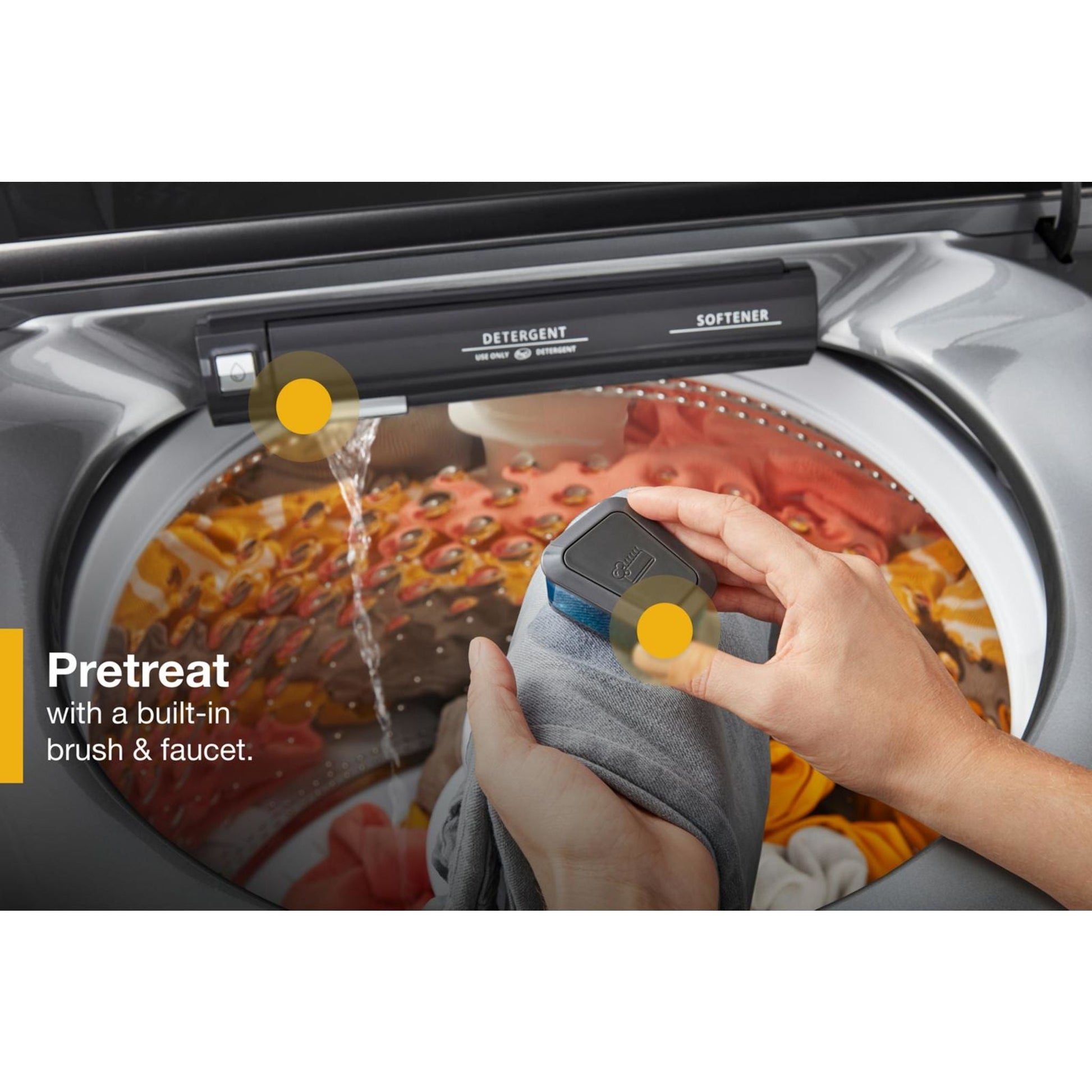 Whirlpool Top Load Washer (WTW5105HC) - Chrome Shadow