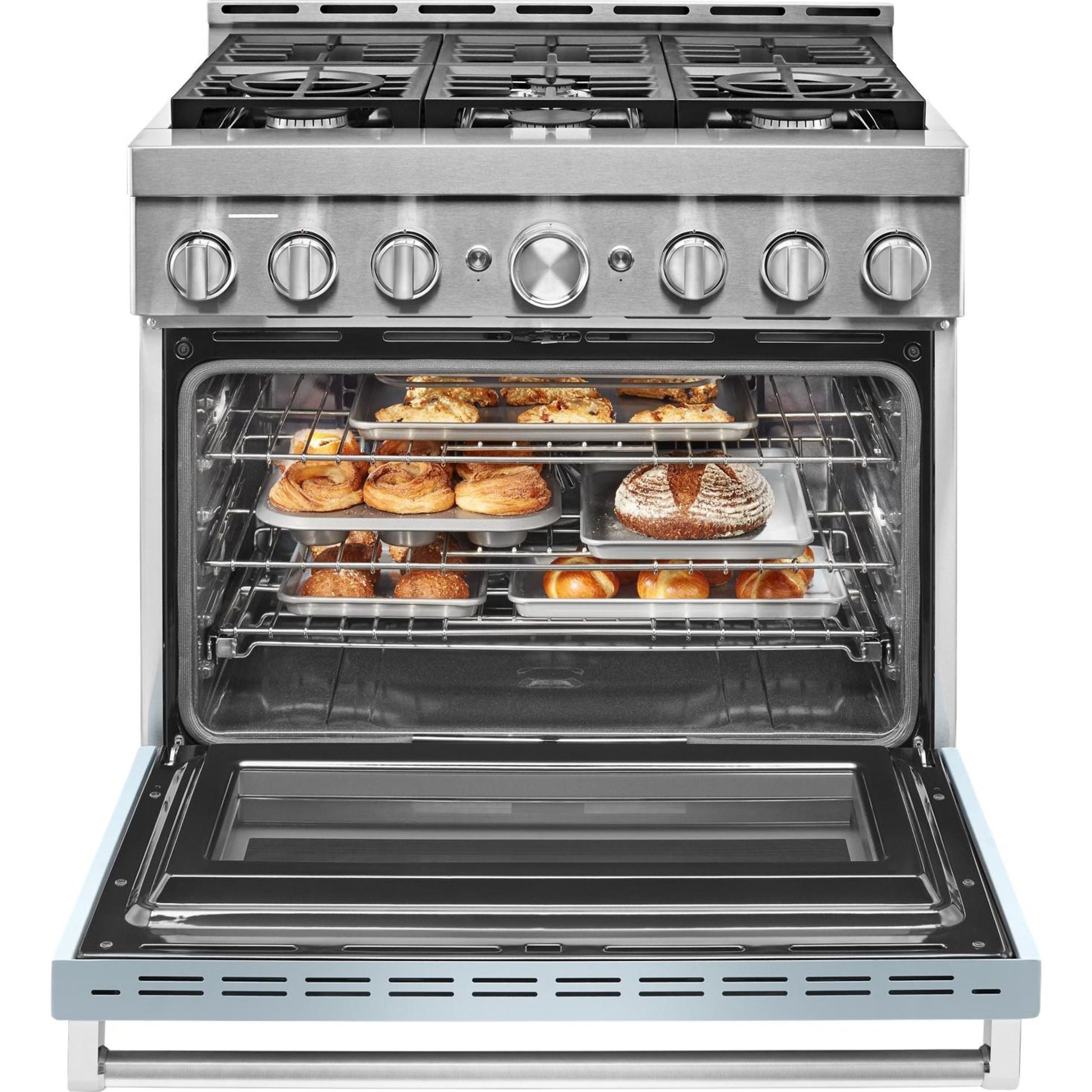 KitchenAid Gas Range (KFGC506JMB) - Misty Blue