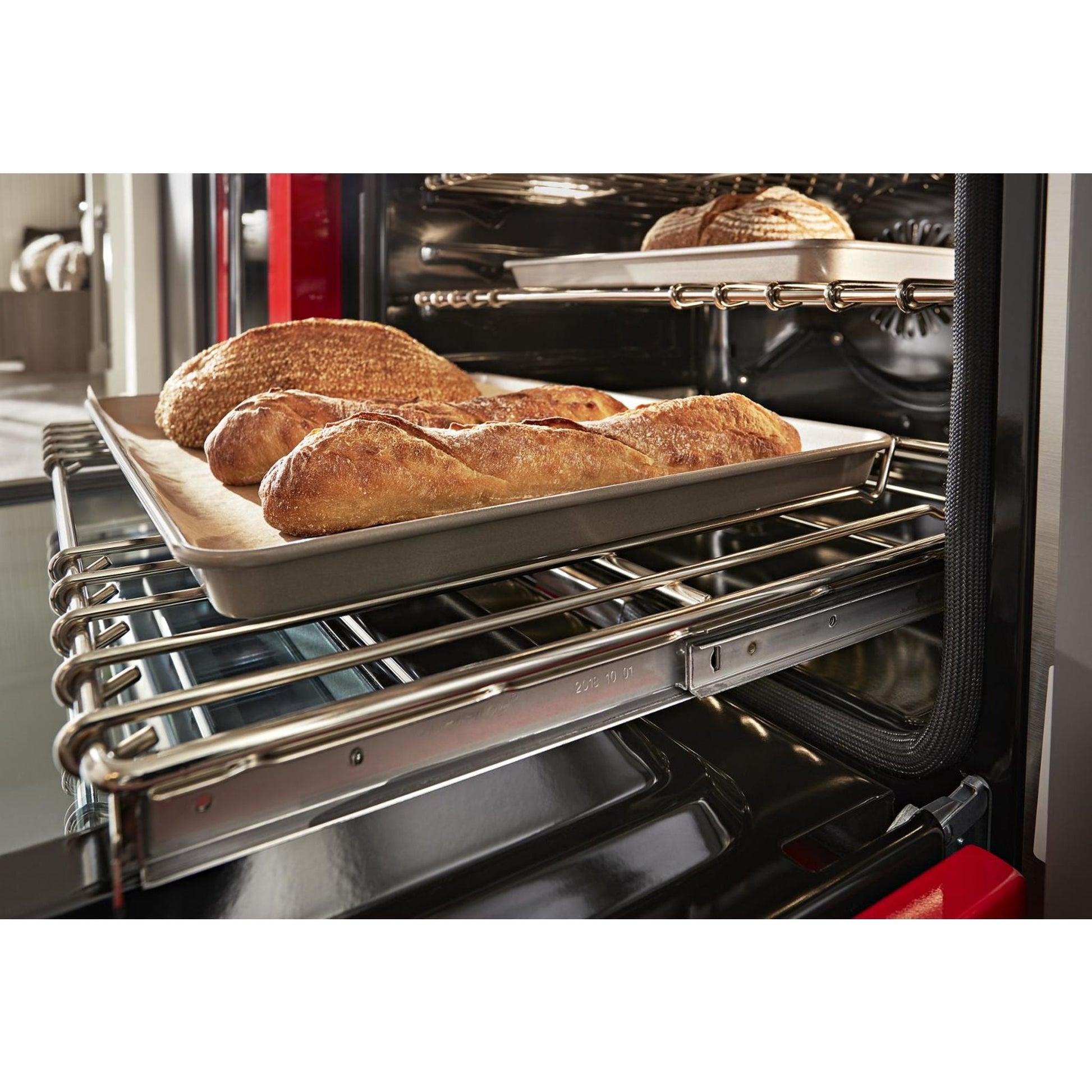KitchenAid Dual Fuel Range (KFDC558JPA) - Passion Red