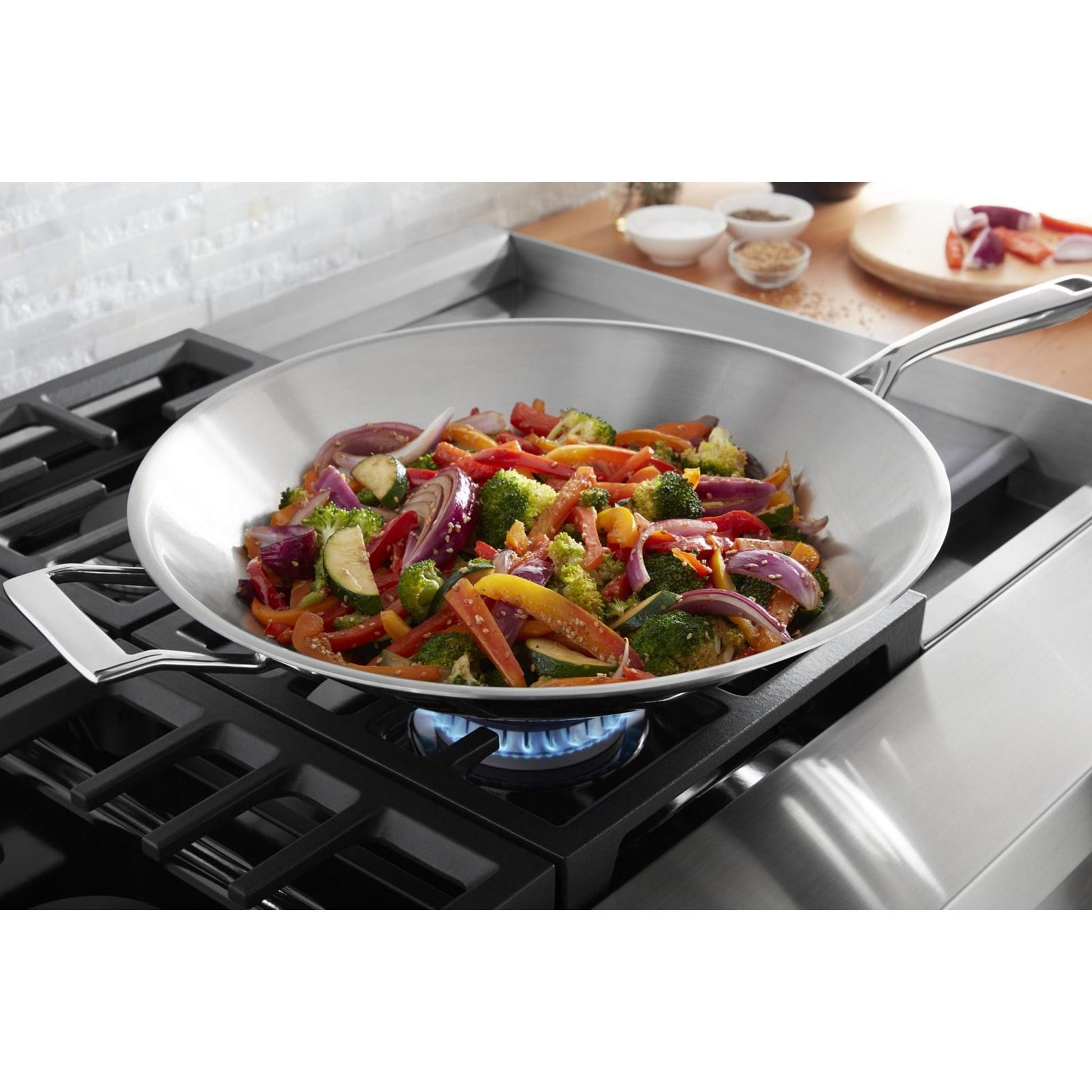 KitchenAid Dual Fuel Range (KFDC558JMH) - Milkshake