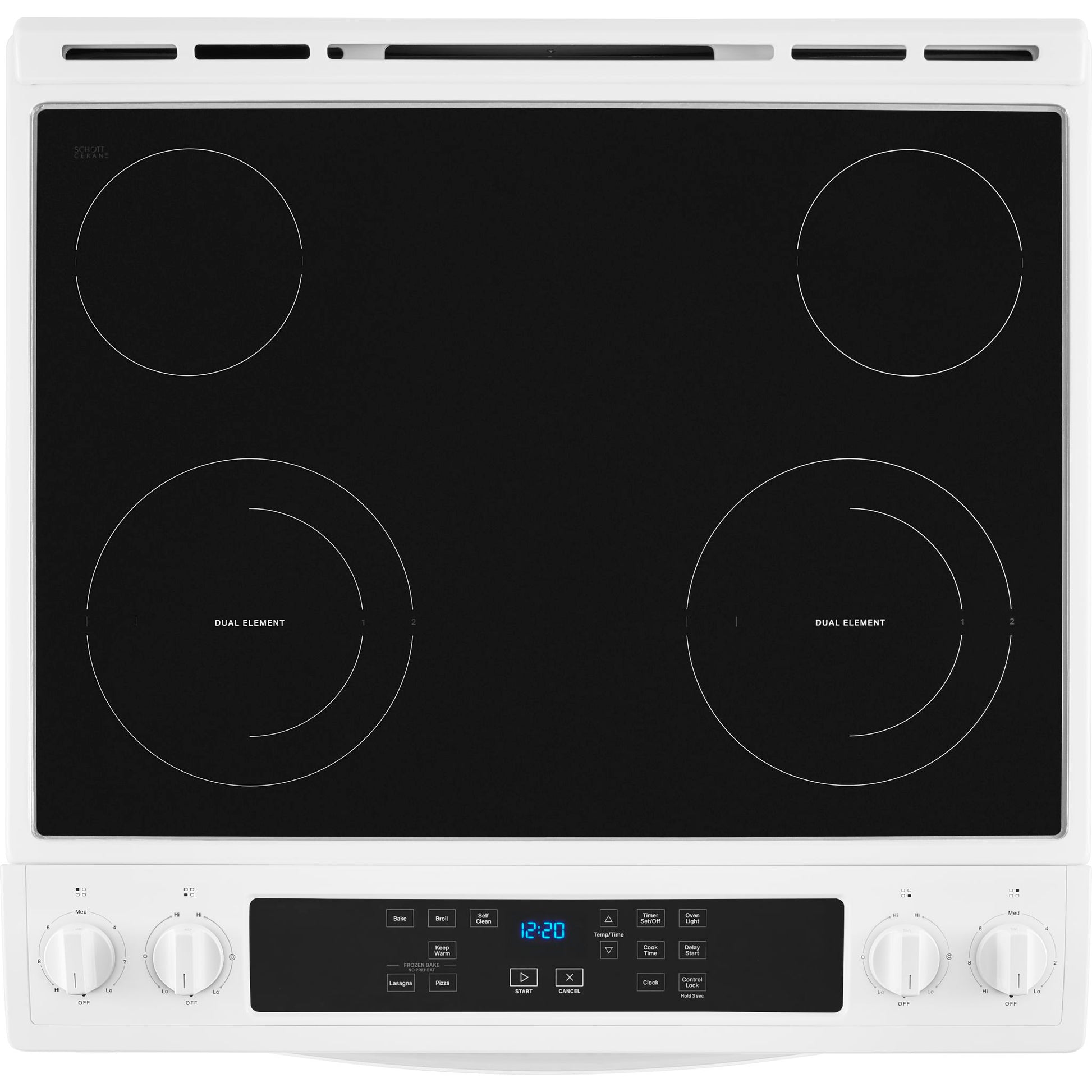 Whirlpool Electric Range (YWEE515S0LW) - WHITE