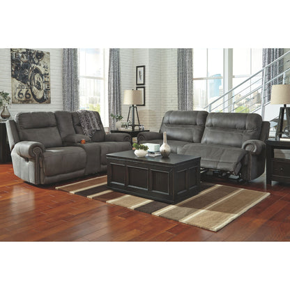 Austere Reclining Sofa - Grey