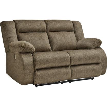 Burkner Power Reclining Loveseat - Mocha