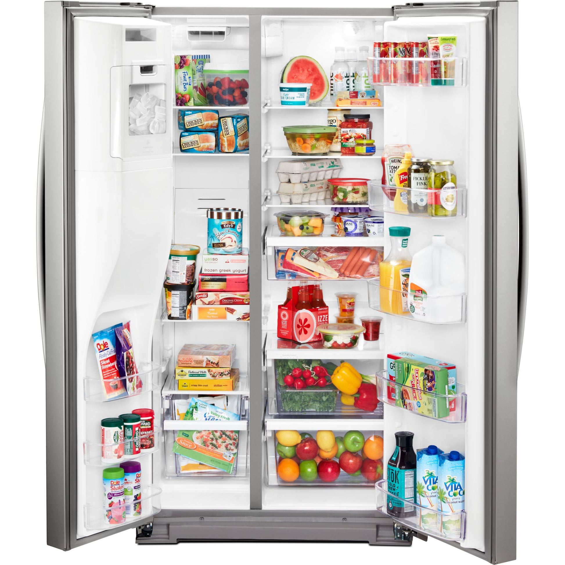 Whirlpool Side x Side Fridge (WRS571CIHZ) - Stainless Steel