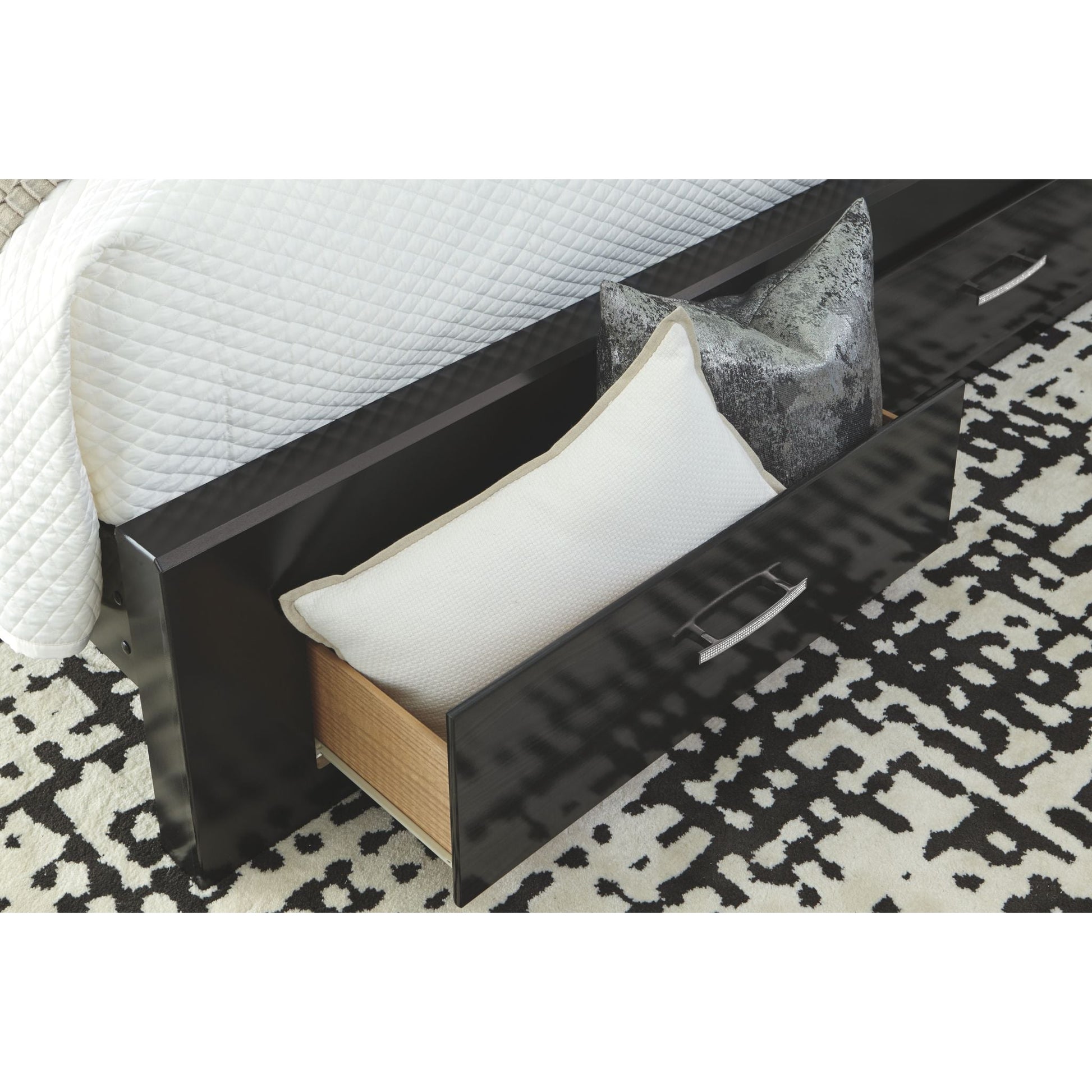 Drake 4 Piece Bed with Storage