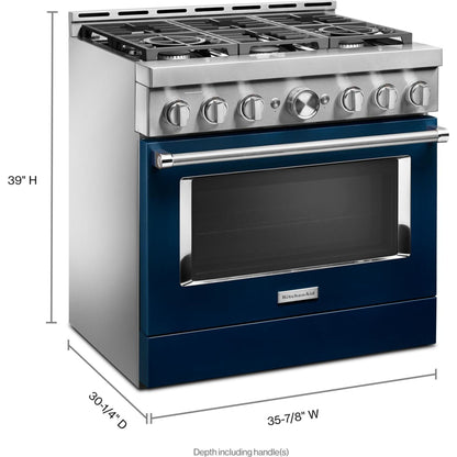 KitchenAid Gas Range (KFGC506JIB) - Ink Blue
