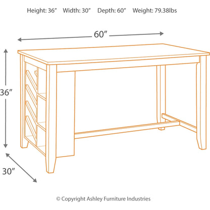 Bellatier Pub Table - Brown - (D397-32)