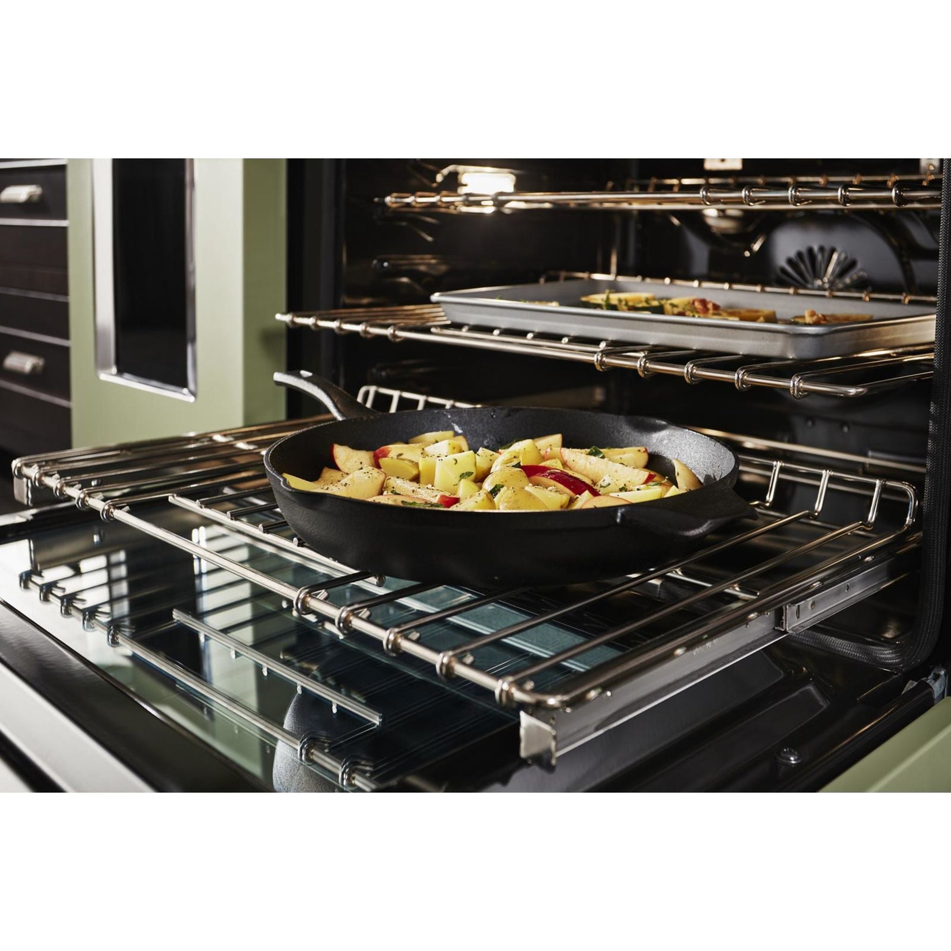 KitchenAid Gas Range (KFGC558JAV) - Avocado Cream
