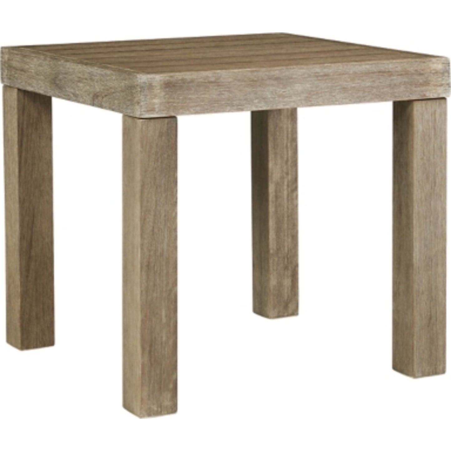 Outdoor Silo Point End Table Brown