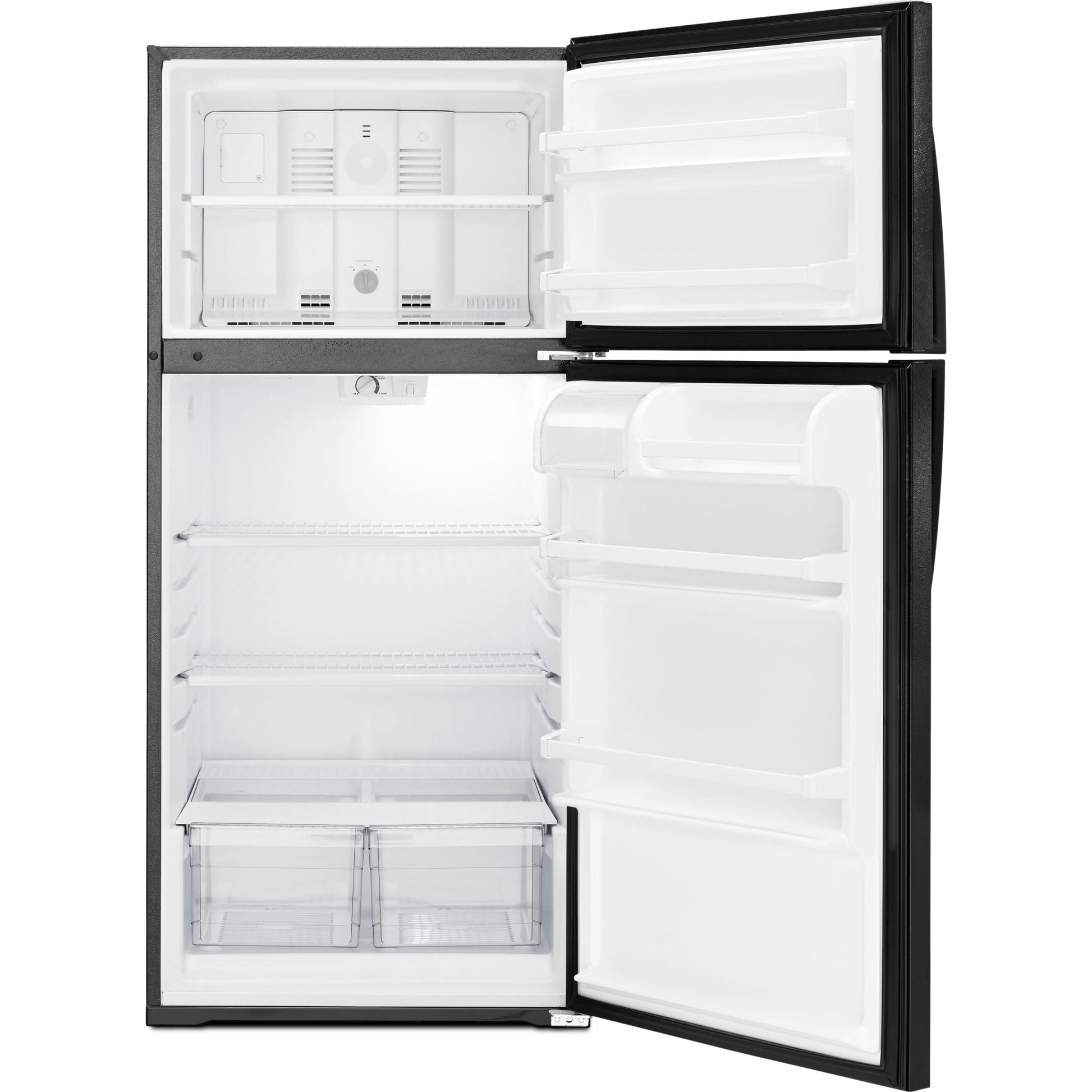Whirlpool Top Mount Fridge (WRT134TFDB) - Black