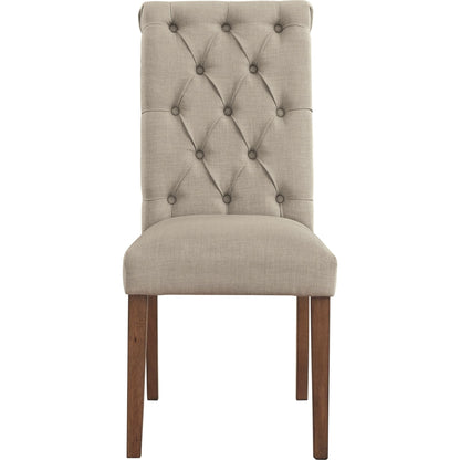 Harvina Upholstered Side Chair - Beige - (D324-03)