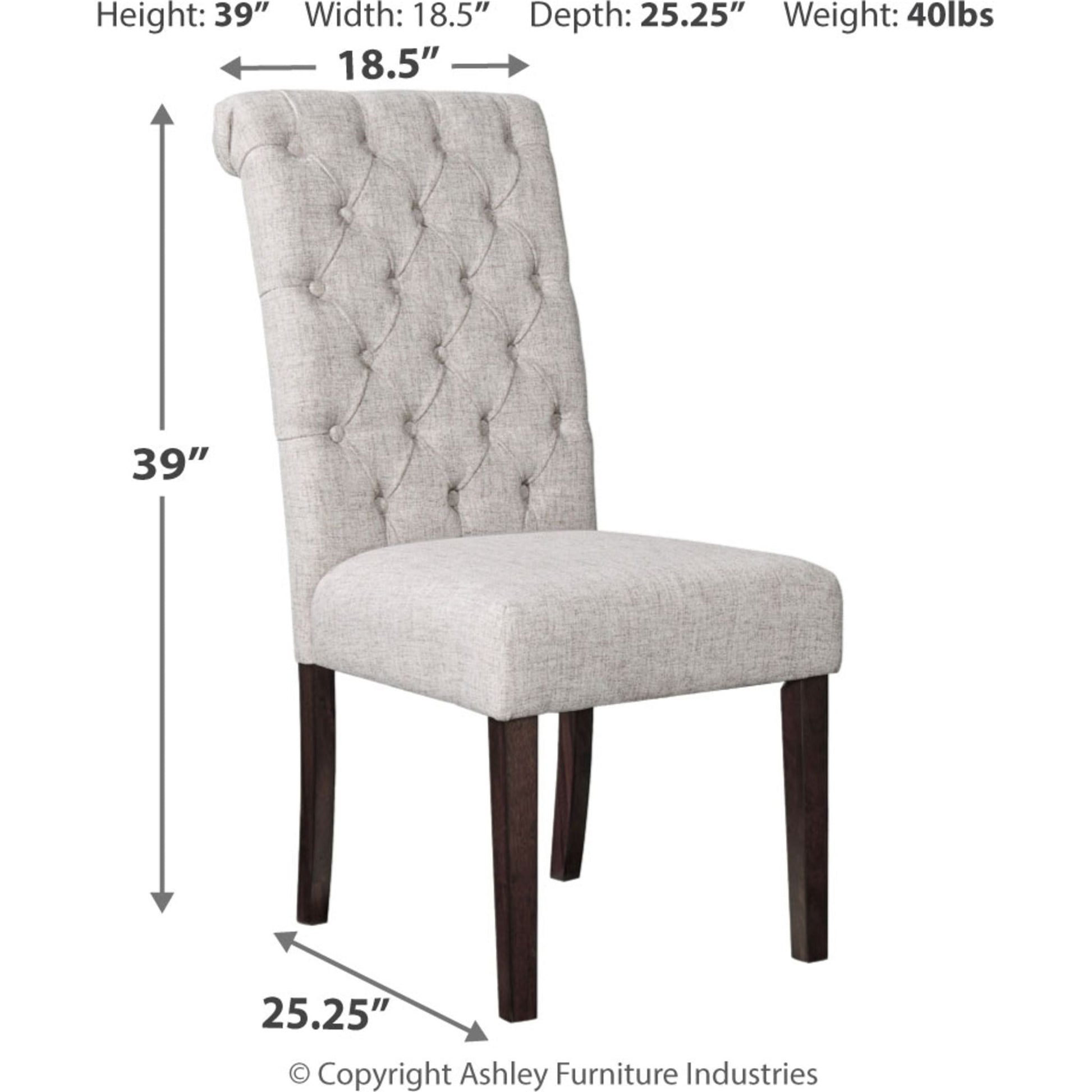 Hilmoore Side Chair - Reddish Brown - (D677-02)