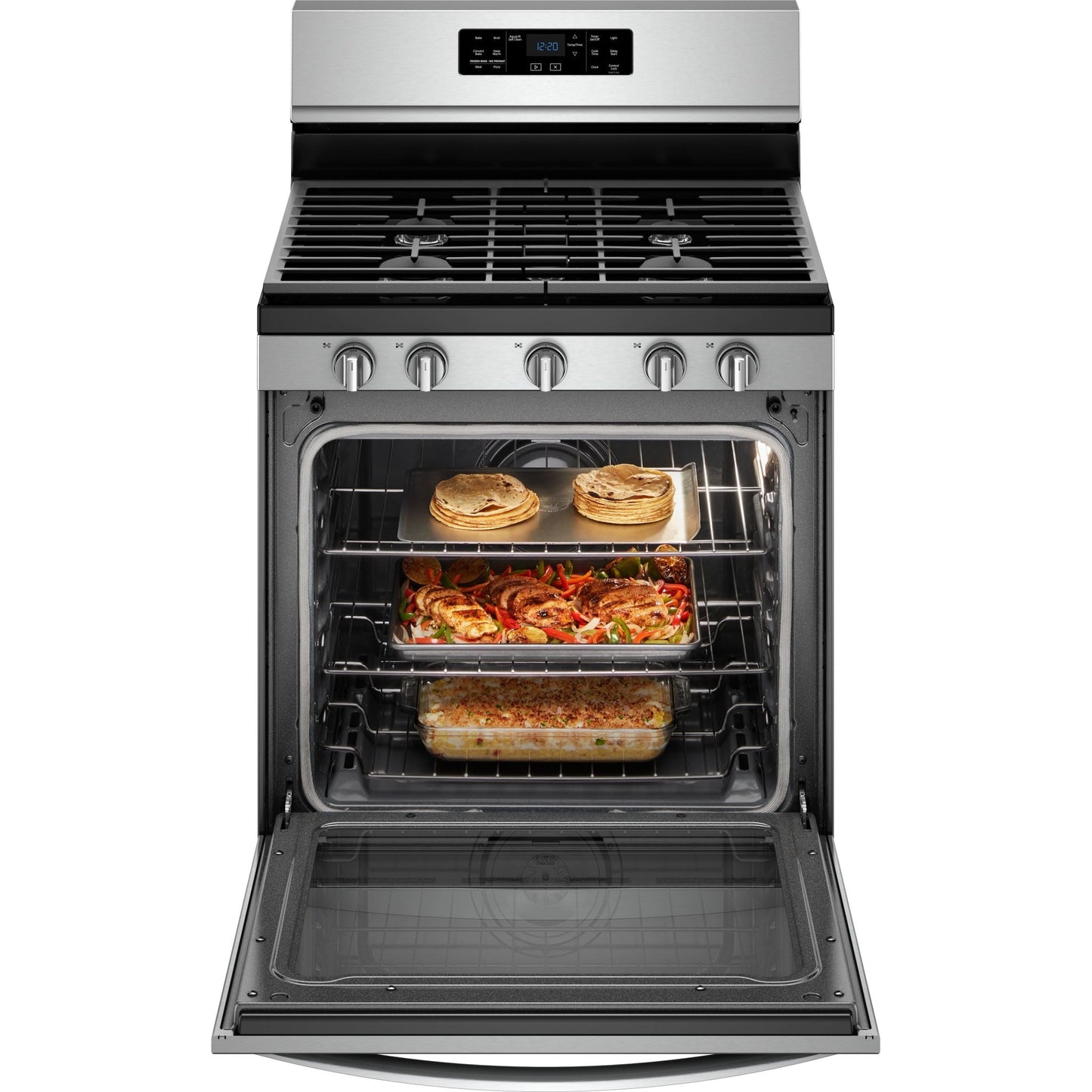 Whirlpool Gas Range (WFG775H0HZ) - Stainless Steel
