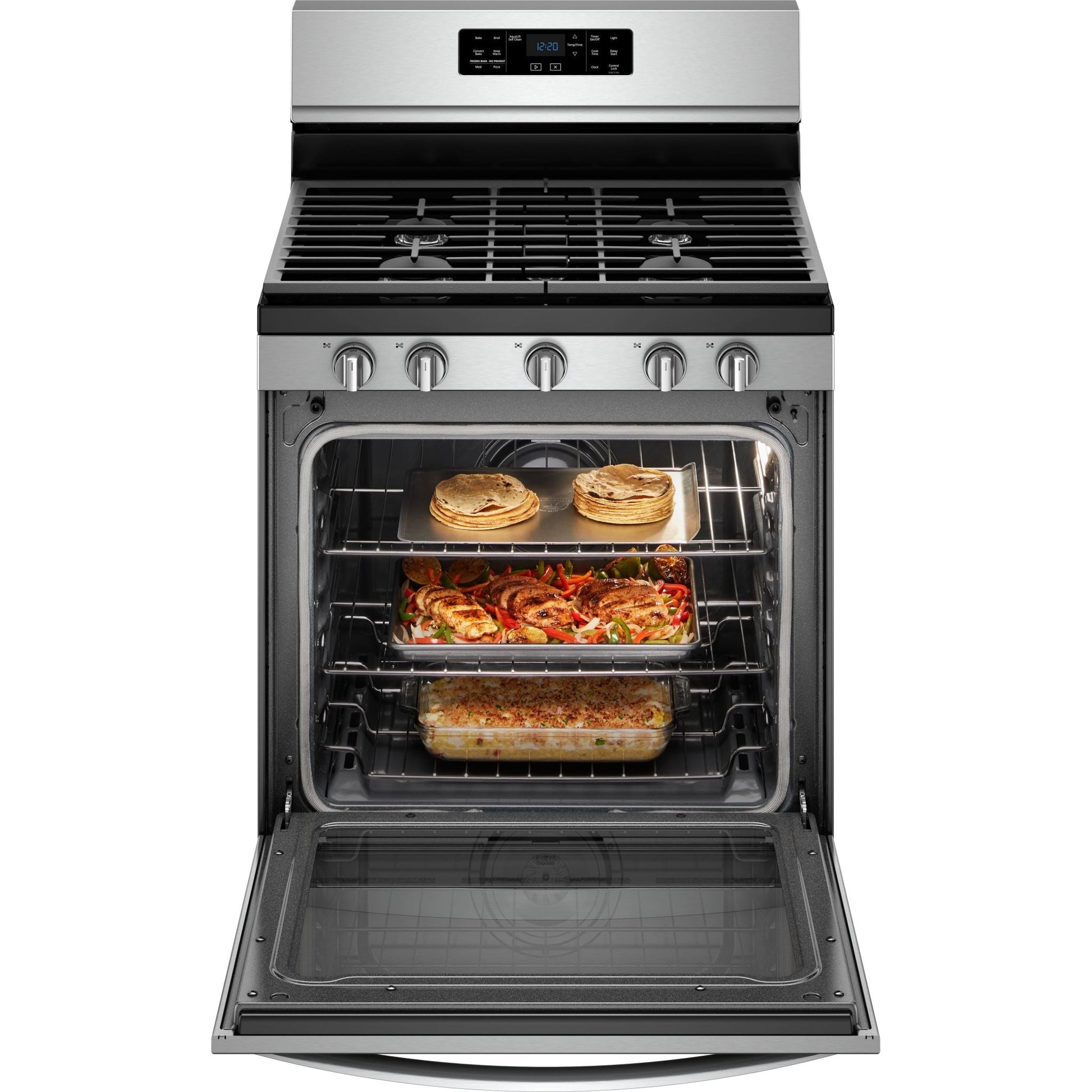 Whirlpool Gas Range (WFG775H0HZ) - Stainless Steel