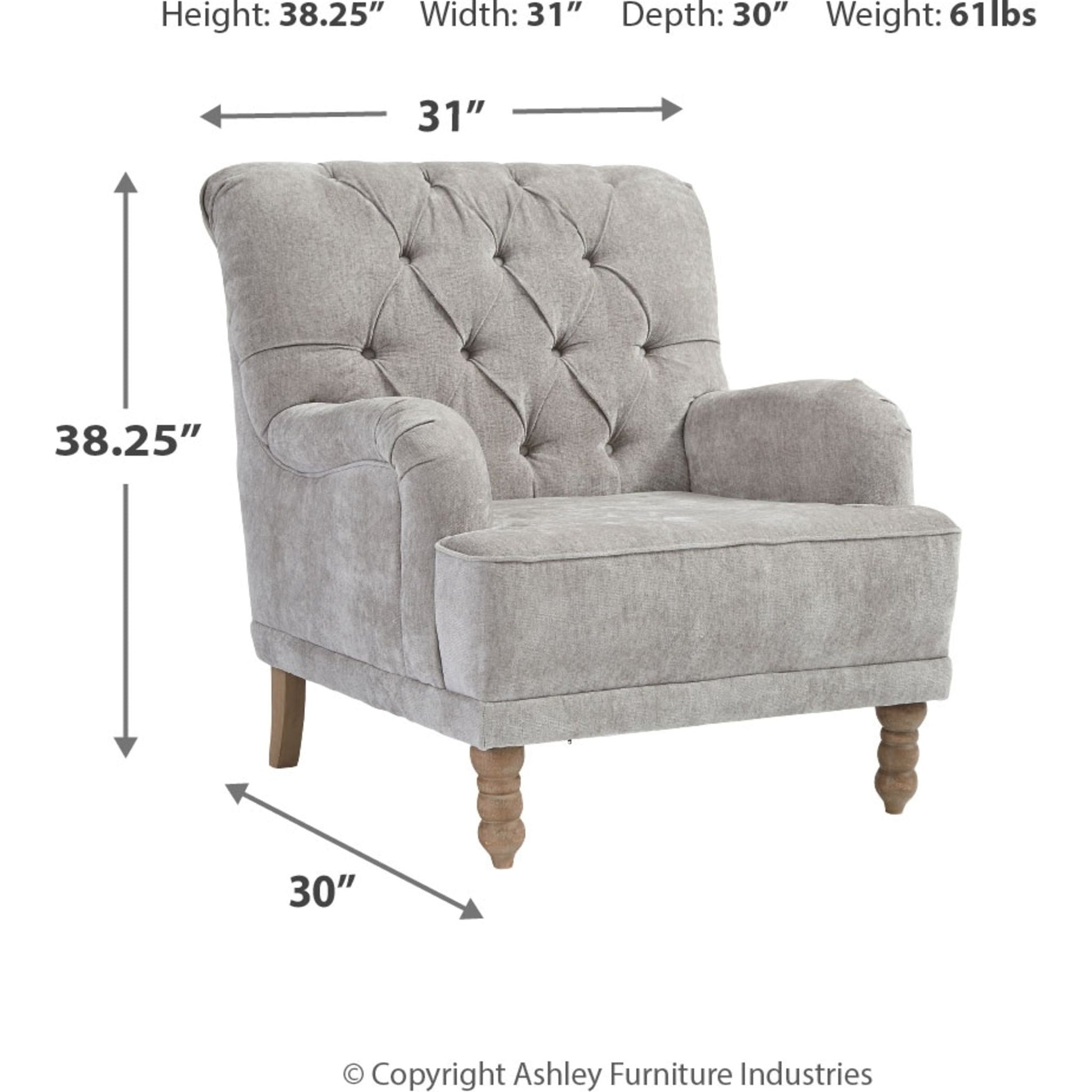 Dinara Accent Chair - Grey