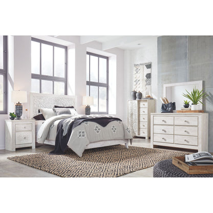 Jareth 5 Piece Bedroom Package - Whitewash