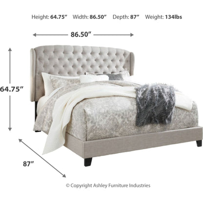 Jerary King Bed - Gray