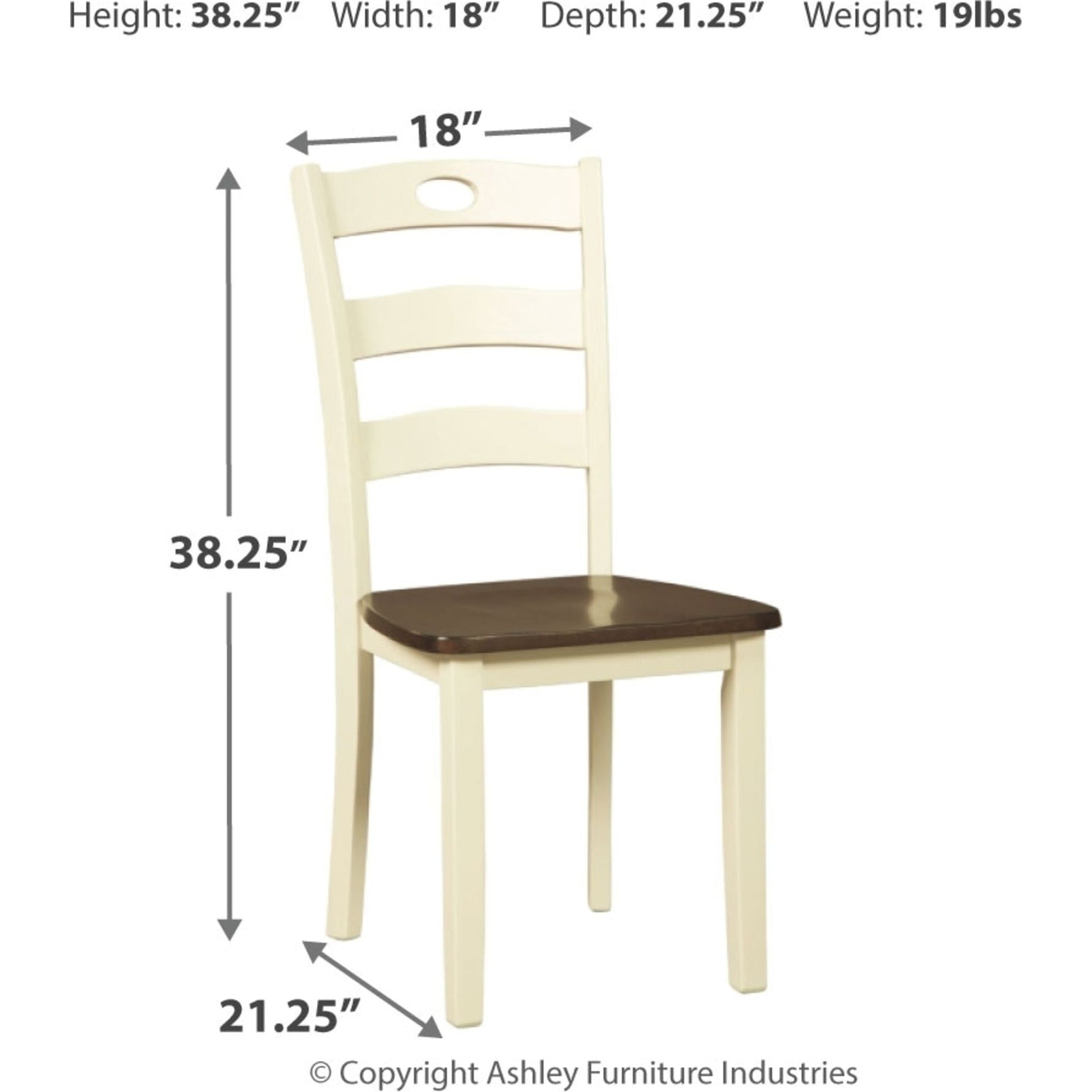 Woodanville Side Chair - Two Tone - (D335-01)