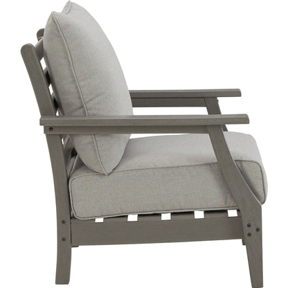 Outdoor Visola Lounge Chair-Set of 2 Gray