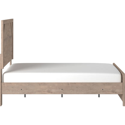 Senniberg 3 Piece Full Bed - Light Brown/White