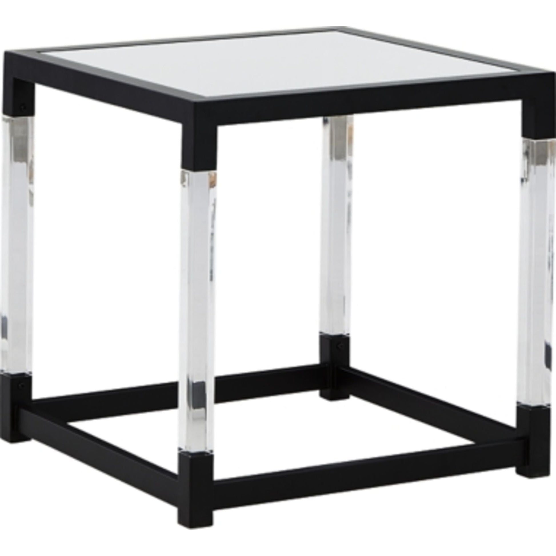 Nallynx End Table - Metallic Gray