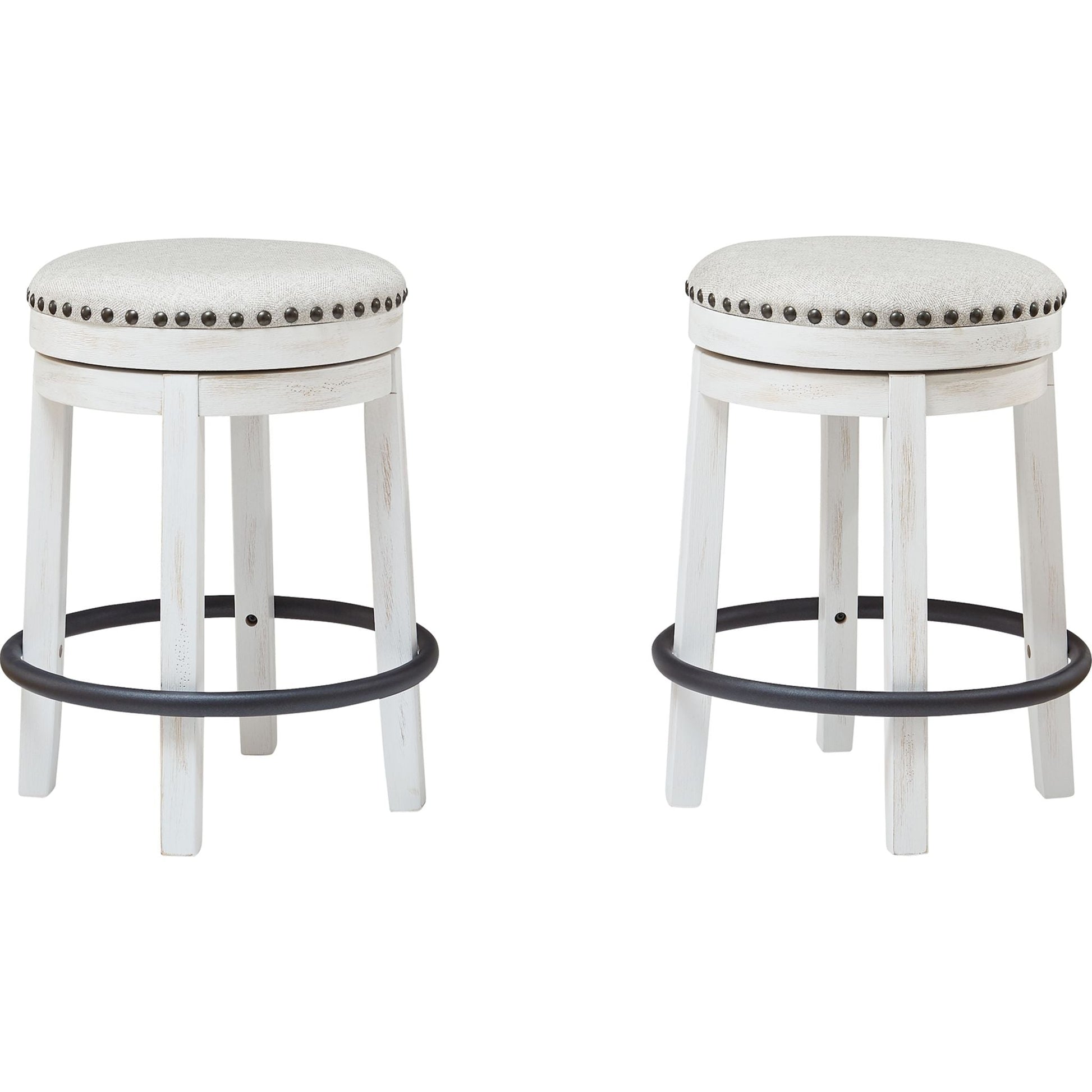Valebeck Bar Stool - White/Black - (D546-324)